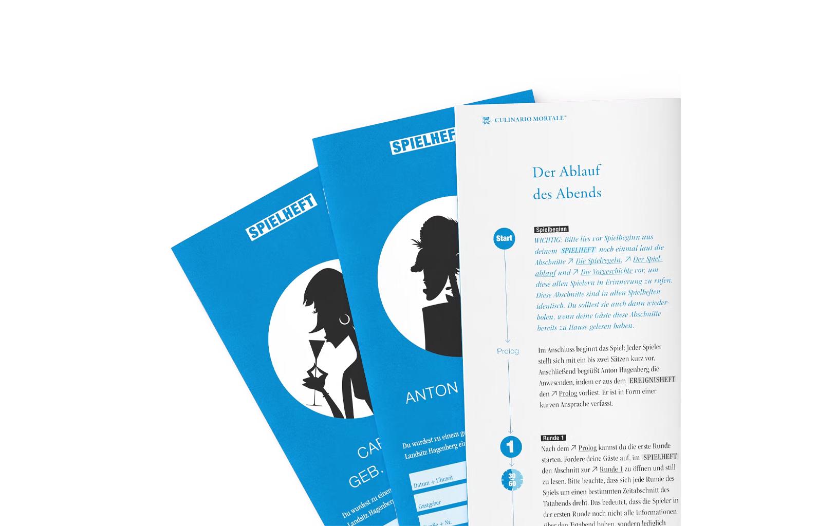 Culinario Mortale Partyspiel Schatten über Landsitz Hagenberg