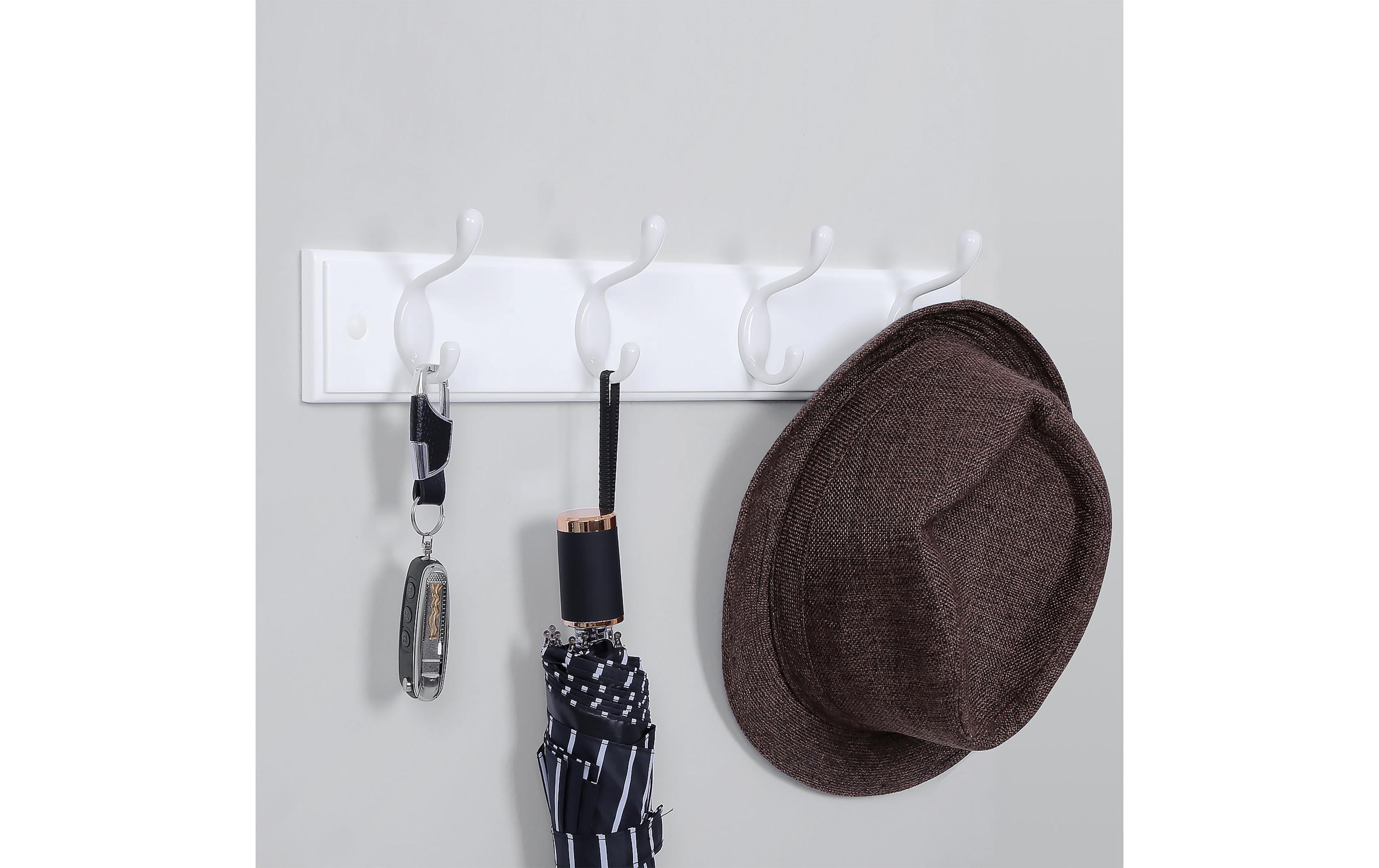 Songmics Kleiderhaken 40 x 9 x 7 cm, Weiss