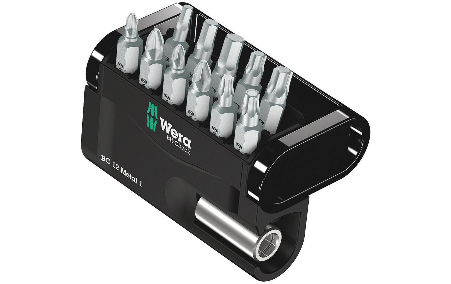 Wera Bit-Set Bit-Check 12 Metal 1, 12-teilig Wera Bit-Set Bit-Check 12 Metal 1, 12-teilig