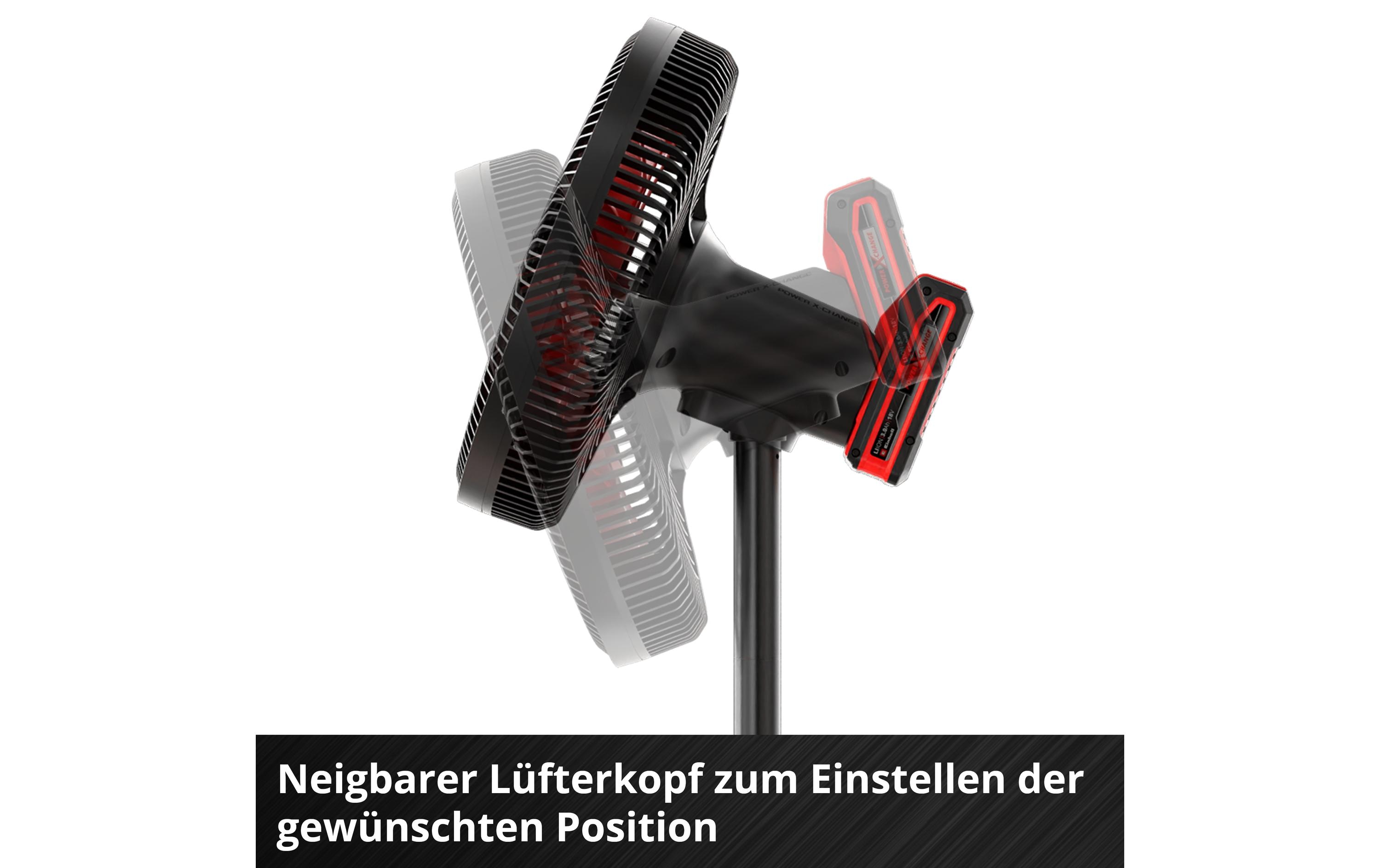 Einhell Bodenventilator GE-CF 18/320 P Li-Solo Schwarz