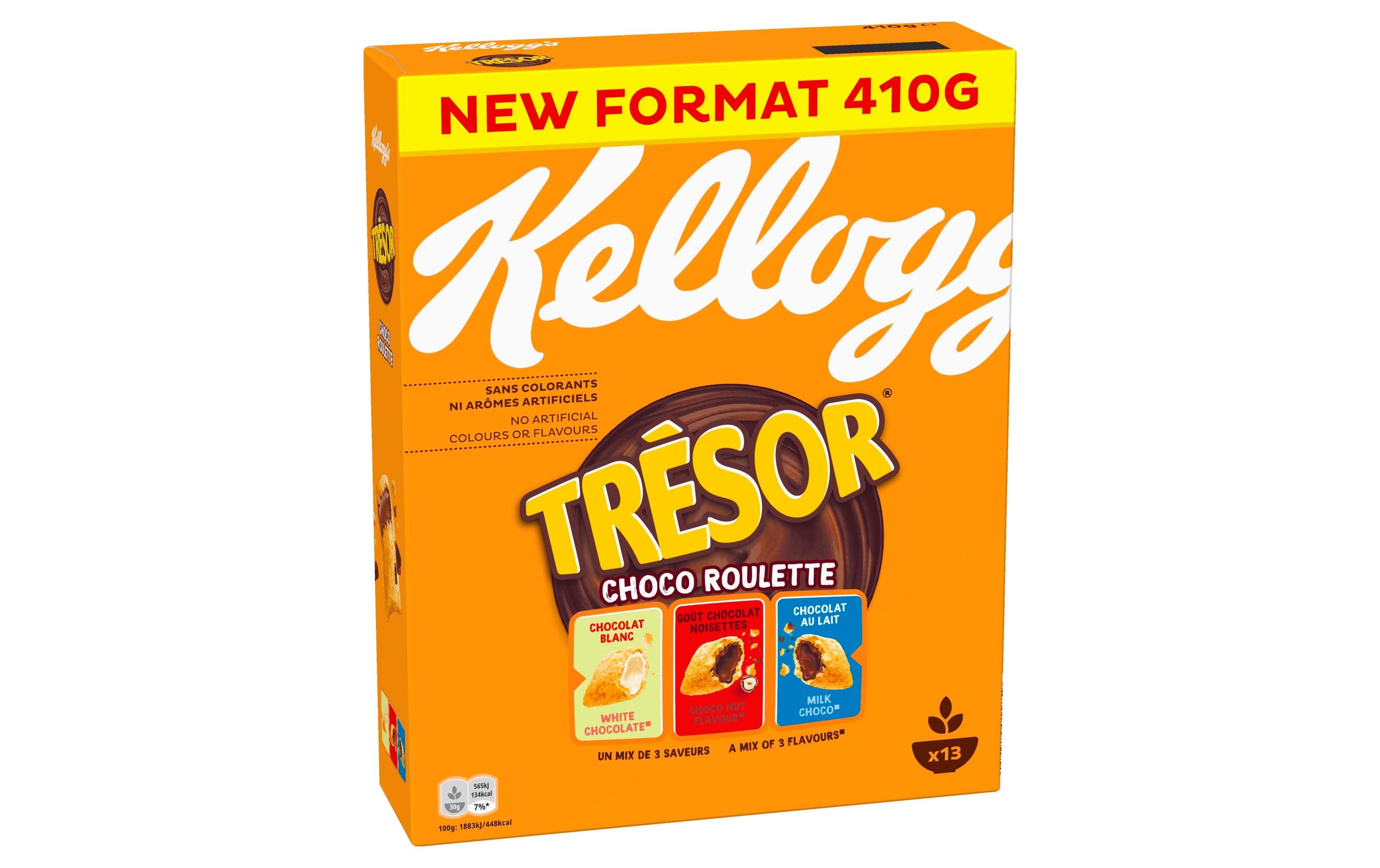 Kellogg's Cerealien Mmh...Tresor Choco Roulette 410 g