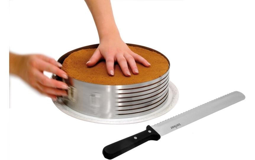 Zenker Tortenbodenschneider Silber