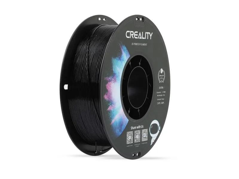 Creality Filament TPU, Schwarz, 1.75 mm, 1 kg Creality Filament TPU, Schwarz, 1.75 mm, 1 kg