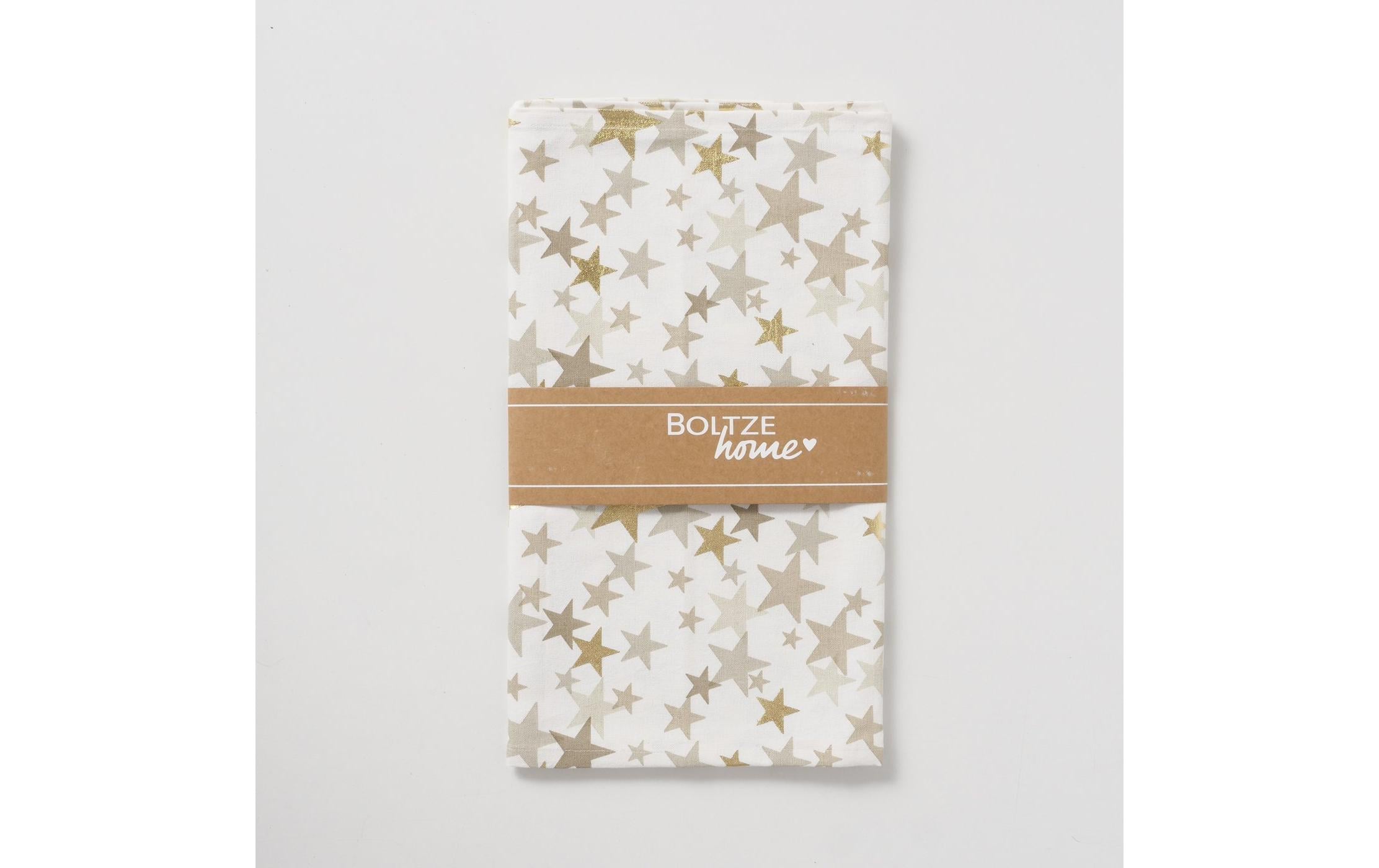 Boltze Tischläufer Sparkly Textil, 140 x 40 cm