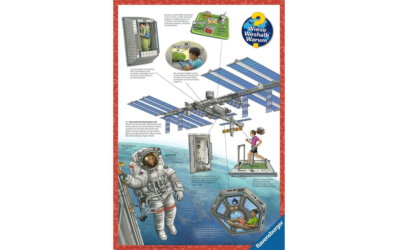 Ravensburger Wissens-Puzzle WWW Auf der Weltraumstation