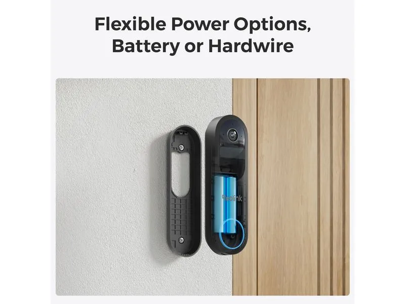 Reolink IP Türstation D340B 2K+ Battery Doorbell Chime + 64 GB SD