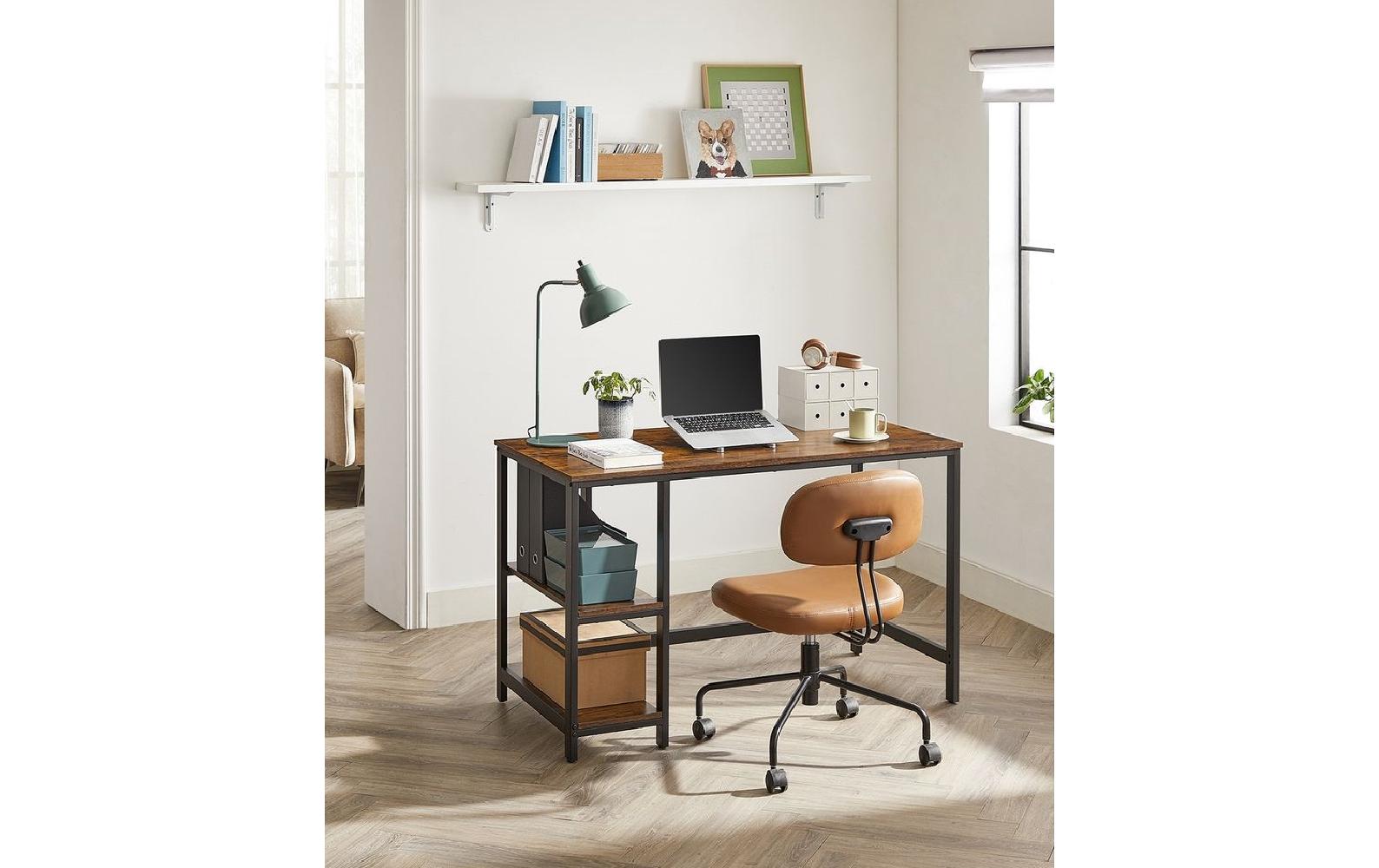 Songmics Tisch LWD47X Vintagebraun-Schwarz