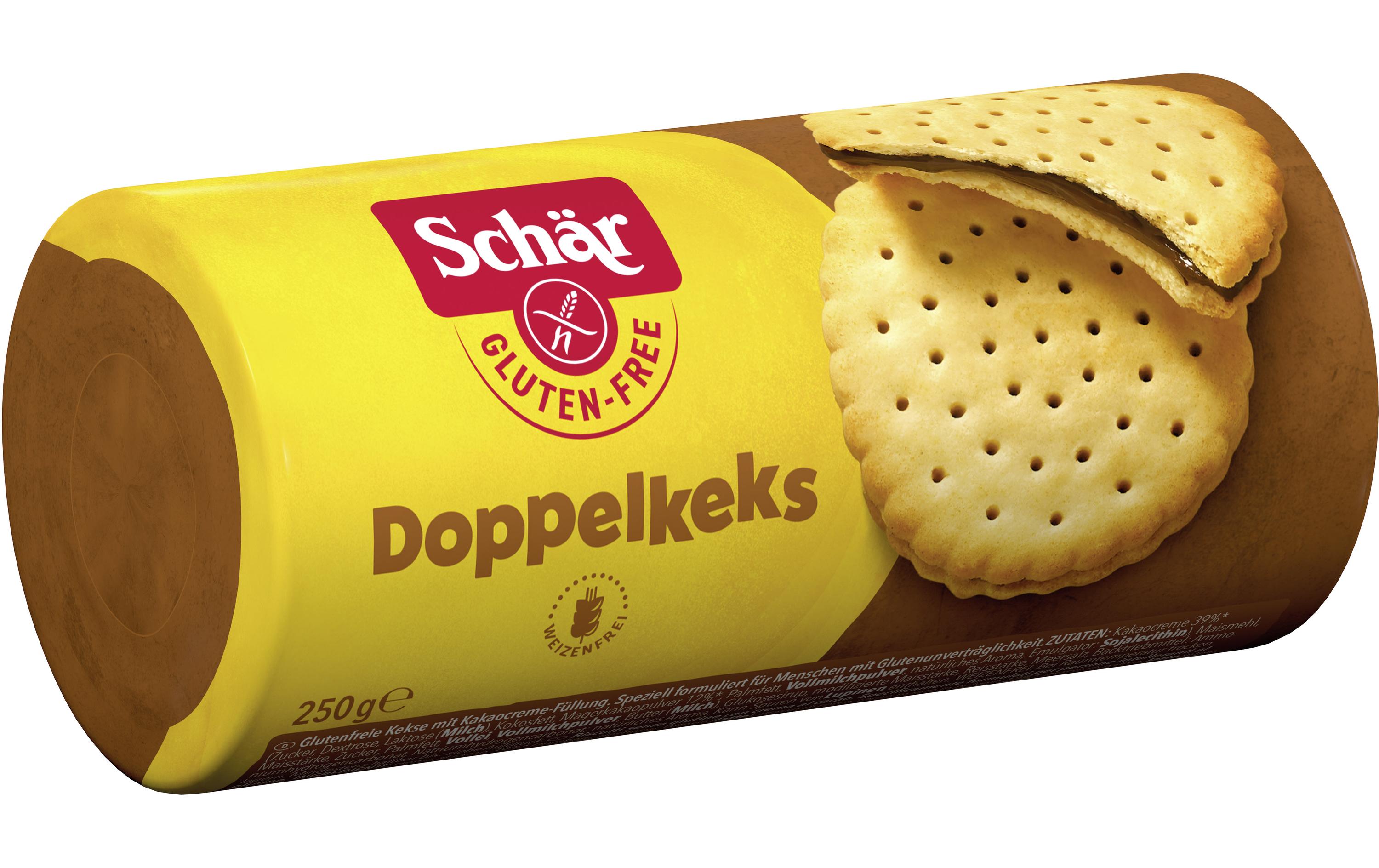 Dr.Schär Guetzli Doppelkeks glutenfrei 250 g Dr.Schär Guetzli Doppelkeks glutenfrei 250 g