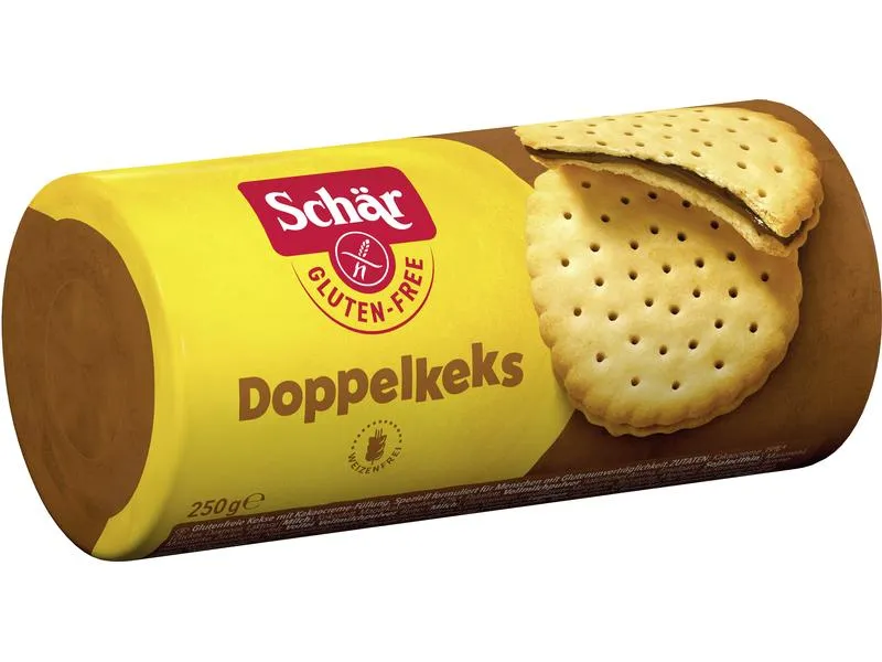 Dr.Schär Guetzli Doppelkeks glutenfrei 250 g Dr.Schär Guetzli Doppelkeks glutenfrei 250 g