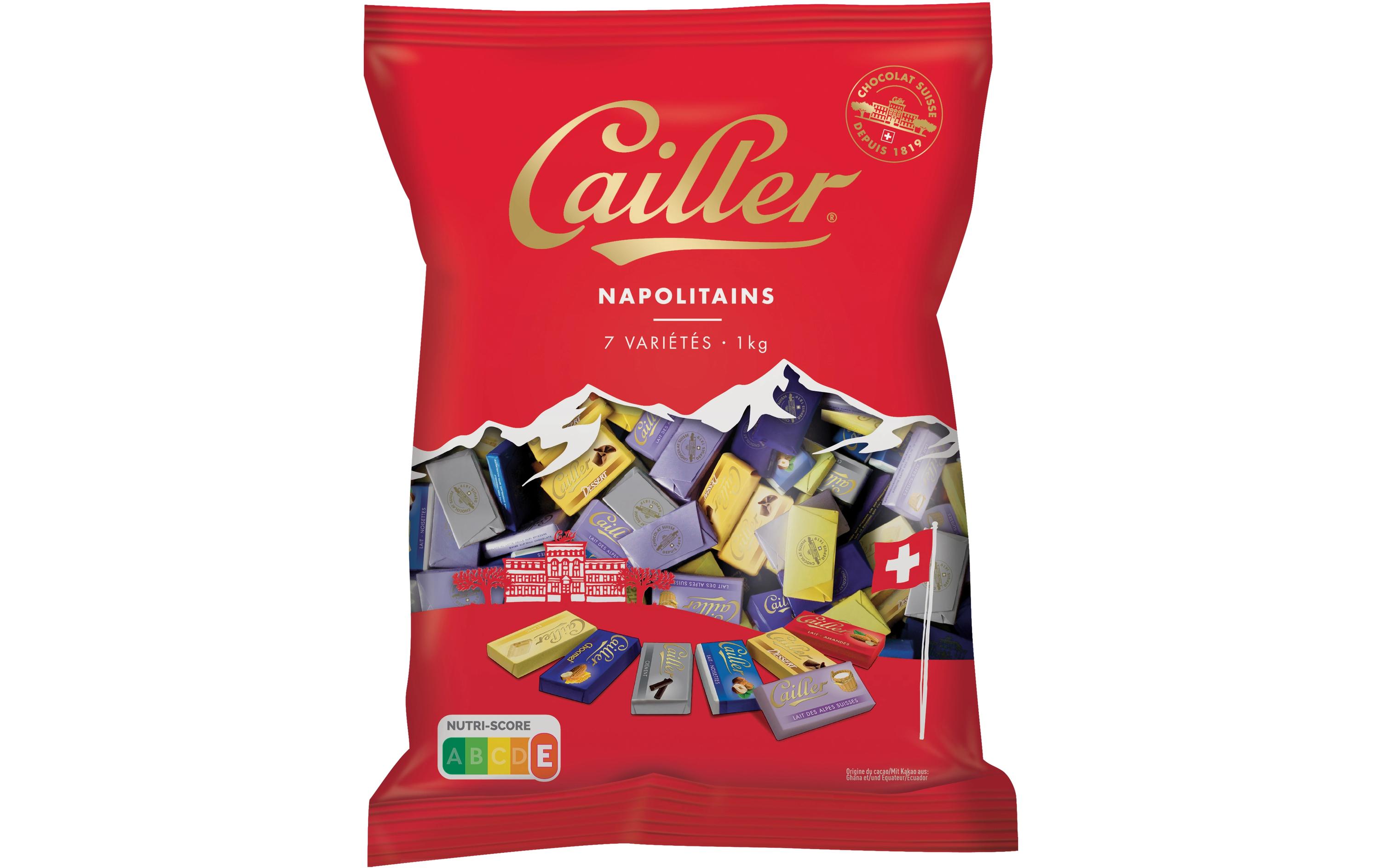 Cailler Schokolade Napolitains 7 Variétés 1 kg