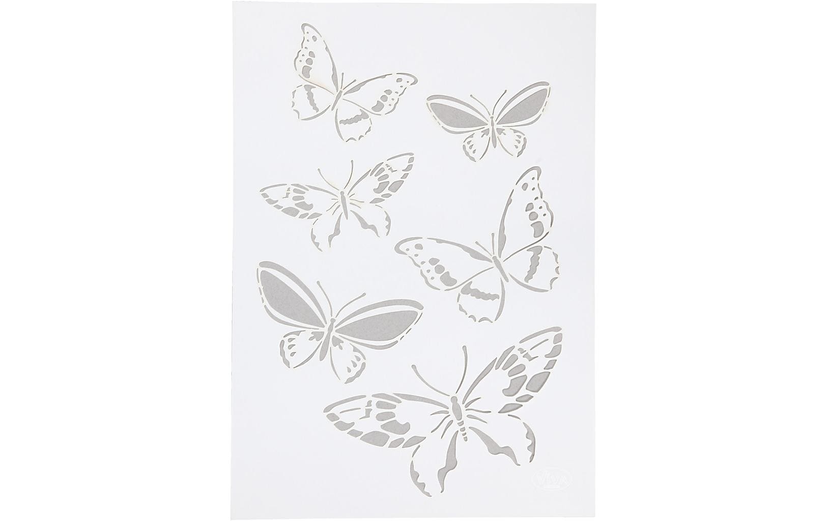 Creativ Company Schablone A4 Schmetterling, 1 Stück