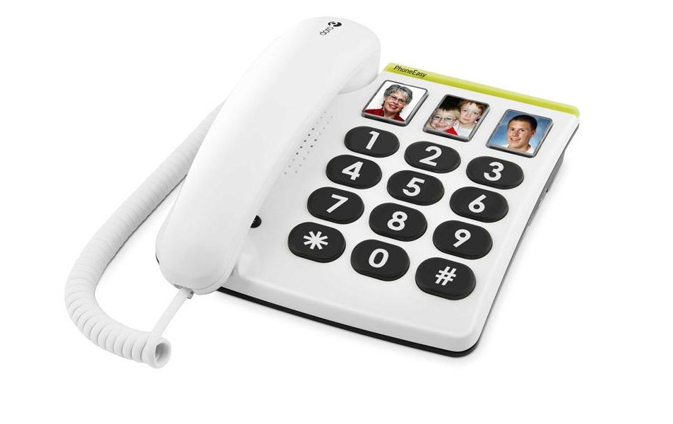 Doro Tischtelefon PhoneEasy 331ph Weiss