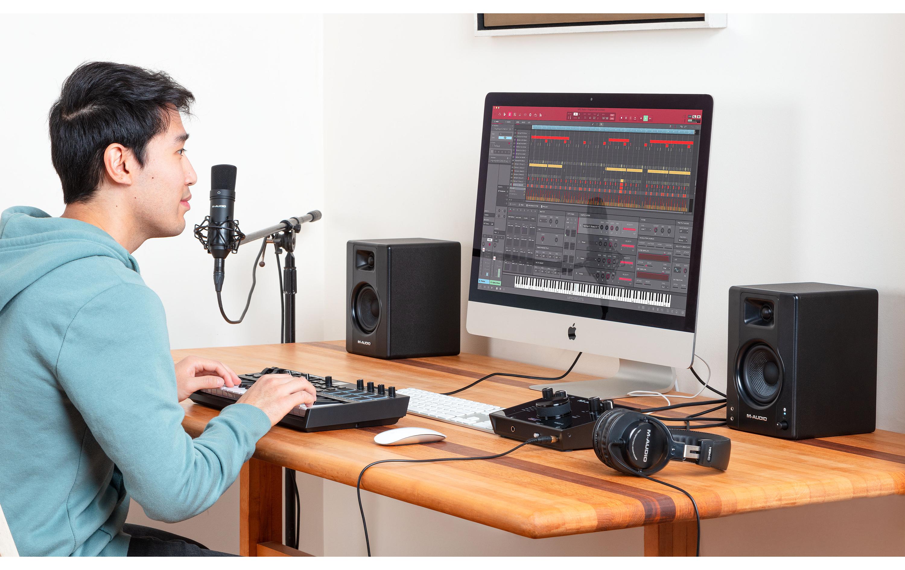 M-Audio Studiomonitore BX3BT Schwarz