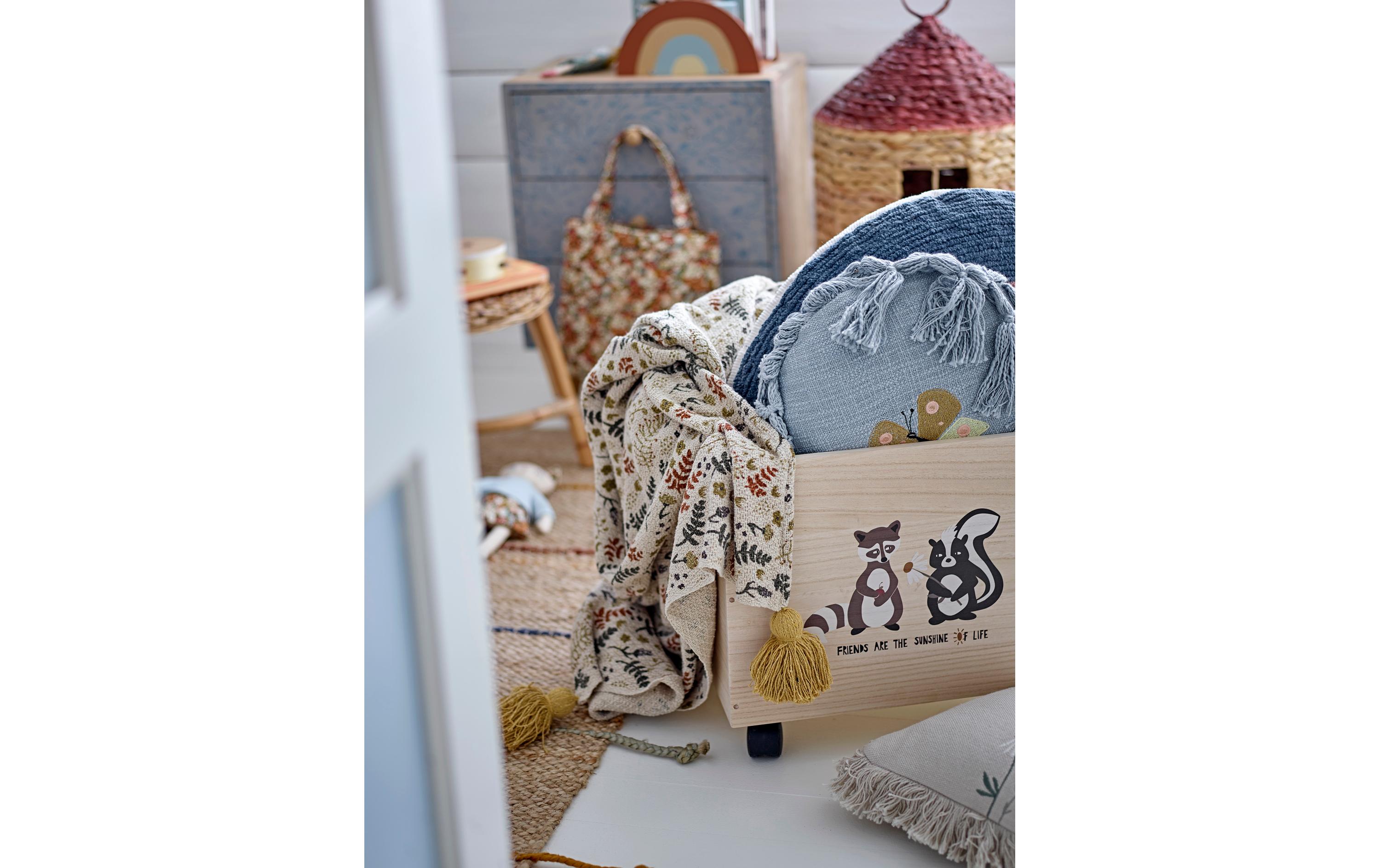 Bloomingville Kuscheldecke Filipa 160 x 130 cm, Gelb