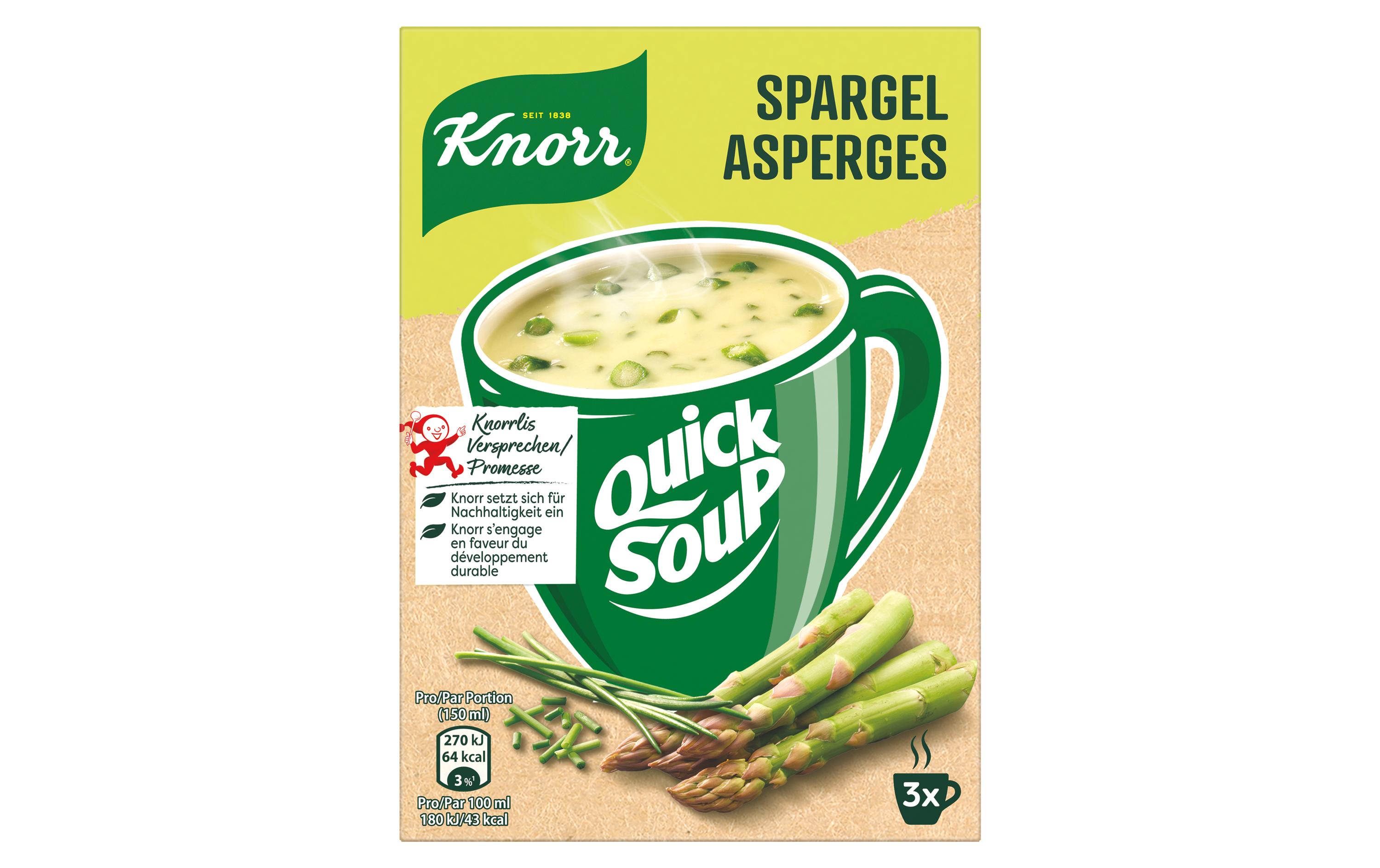 Knorr Quick Soup Spargel 3 Portionen