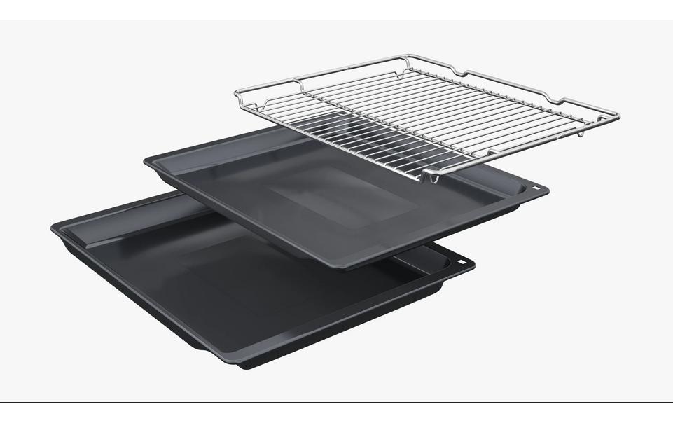 Bosch Einbaubackofen HBG7764B1C Schwarz A+