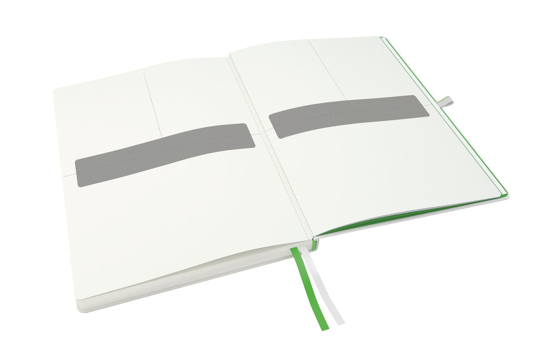 Leitz Notizbuch A4, Kariert, Weiss