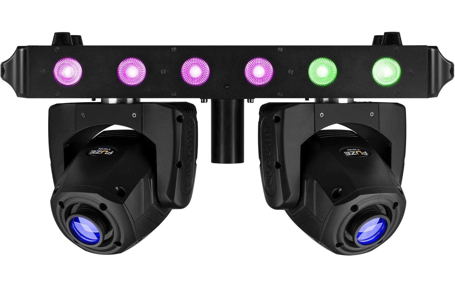 BeamZ Moving Head Fuze Twin Bar