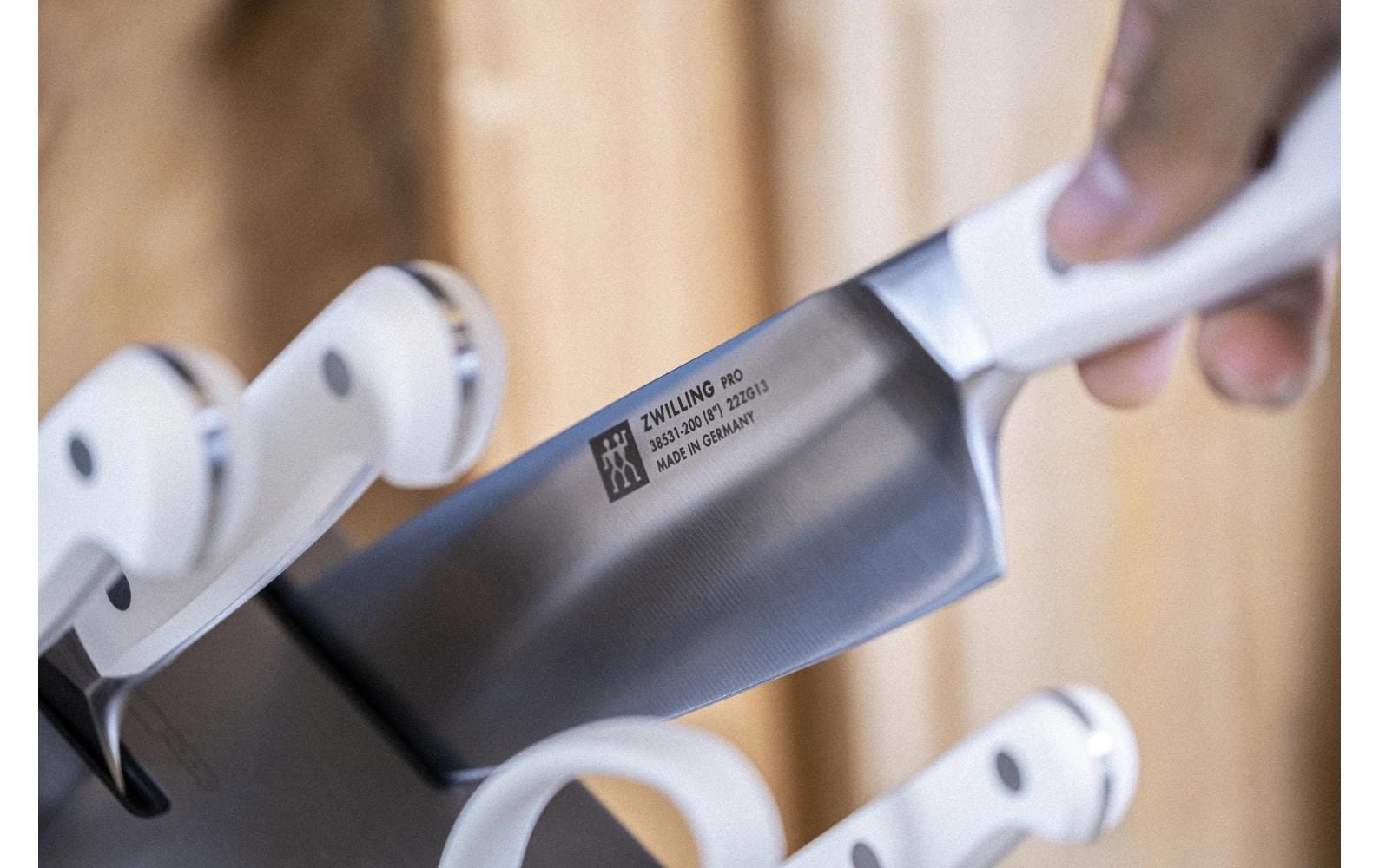 Zwilling Messerblock-Set mit Messer Pro le blanc Schwarz, 7-teilig