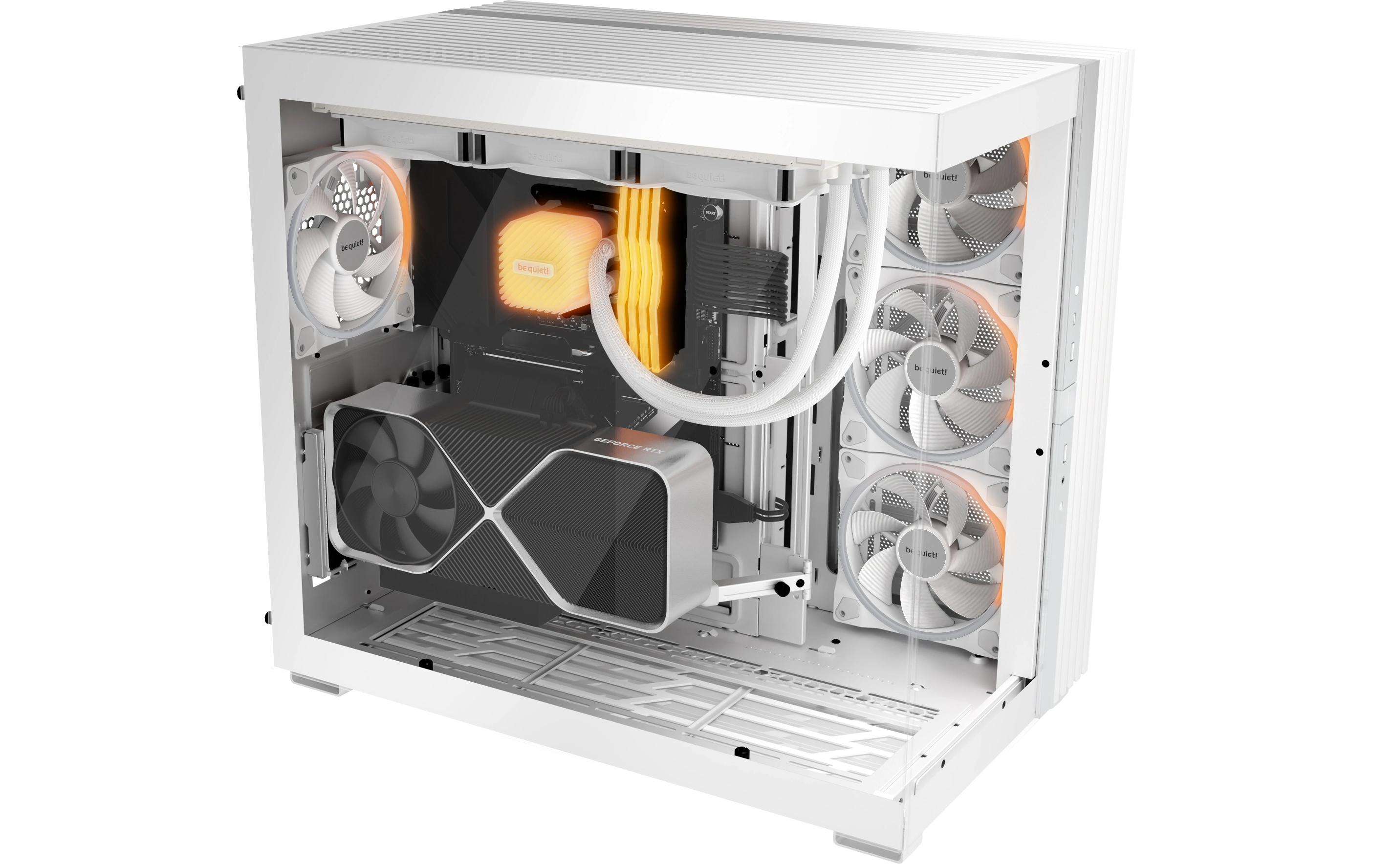 be quiet! PC-Lüfter Light Wings 140 mm PWM Reverse White