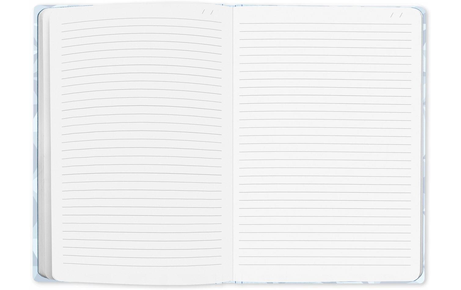 Caran d'Ache Notizbuch Alpine Frost A5, Liniert, Blau