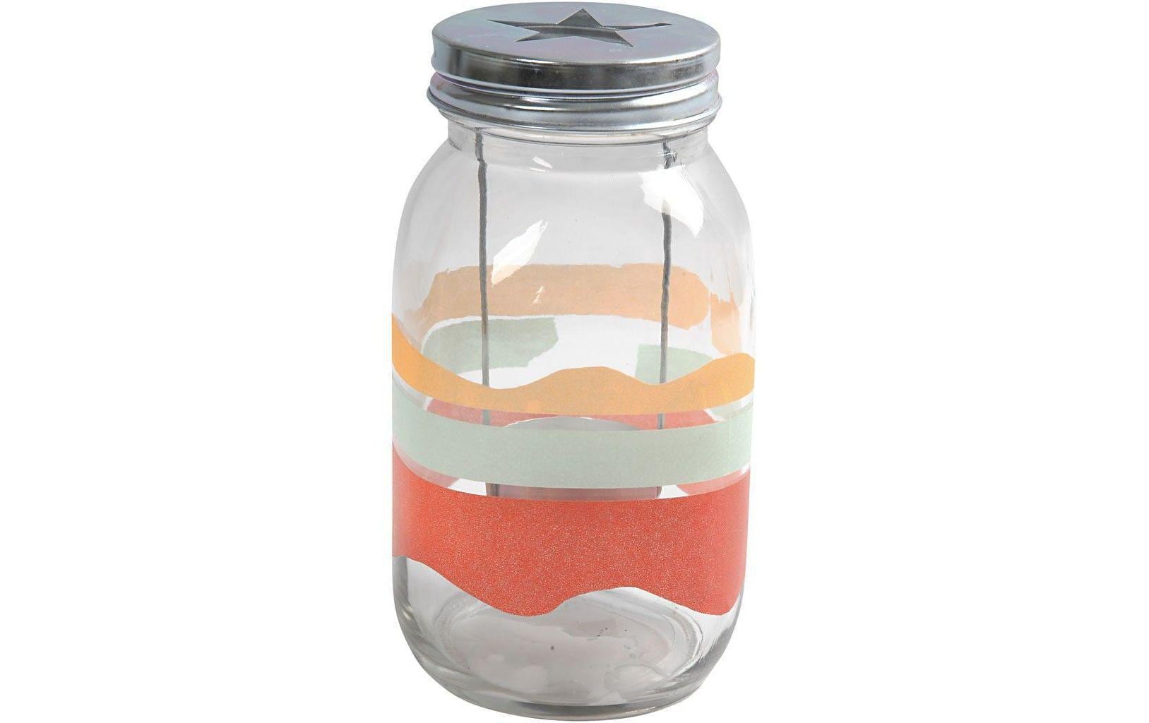 Creativ Company Kerzenhalter Glas, 10 x 18 cm, 1 Stk.