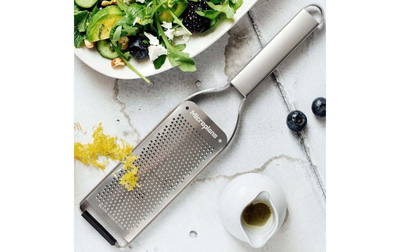 Microplane Prof Reibe fein Grau