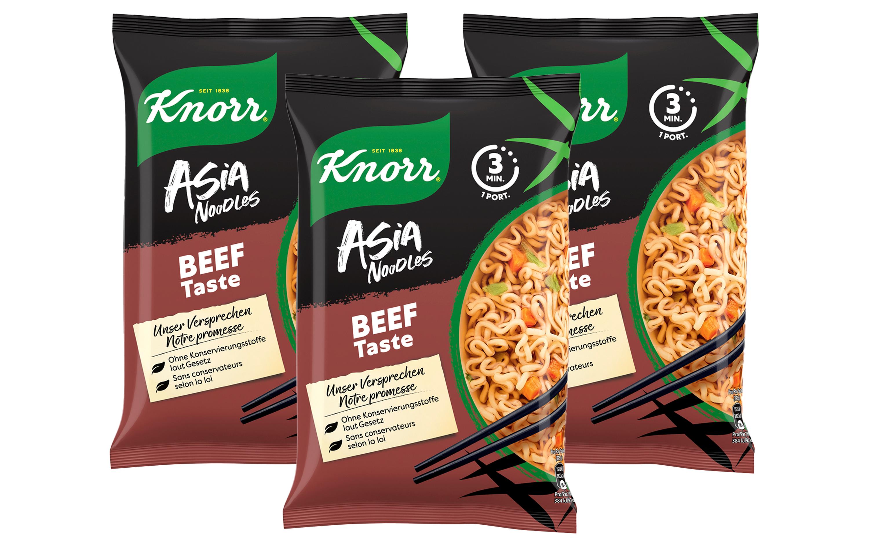 Knorr Asia Noodles Beef 3 x 70 g
