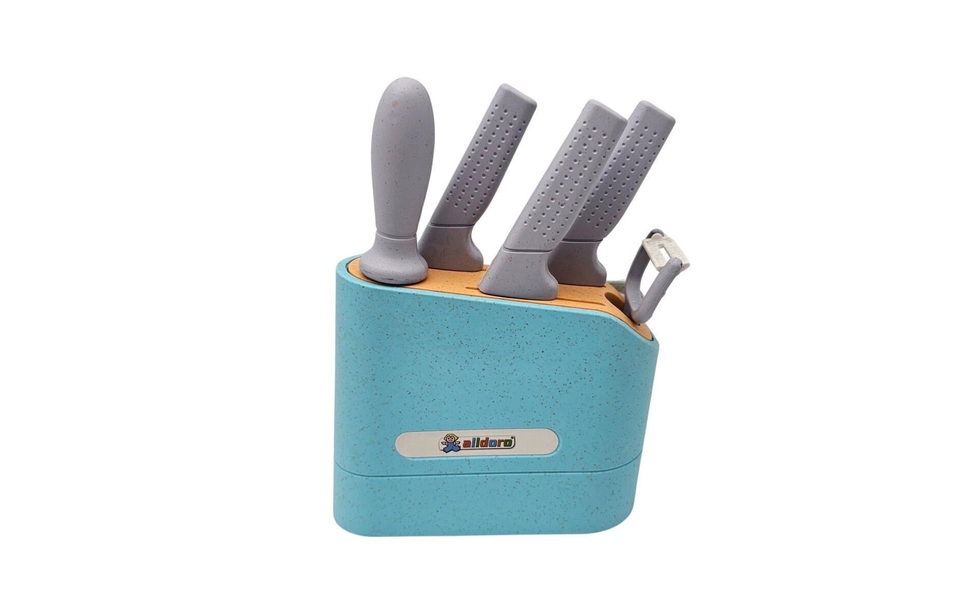 alldoro Messerblock für die Kinderküche, 7-teilig