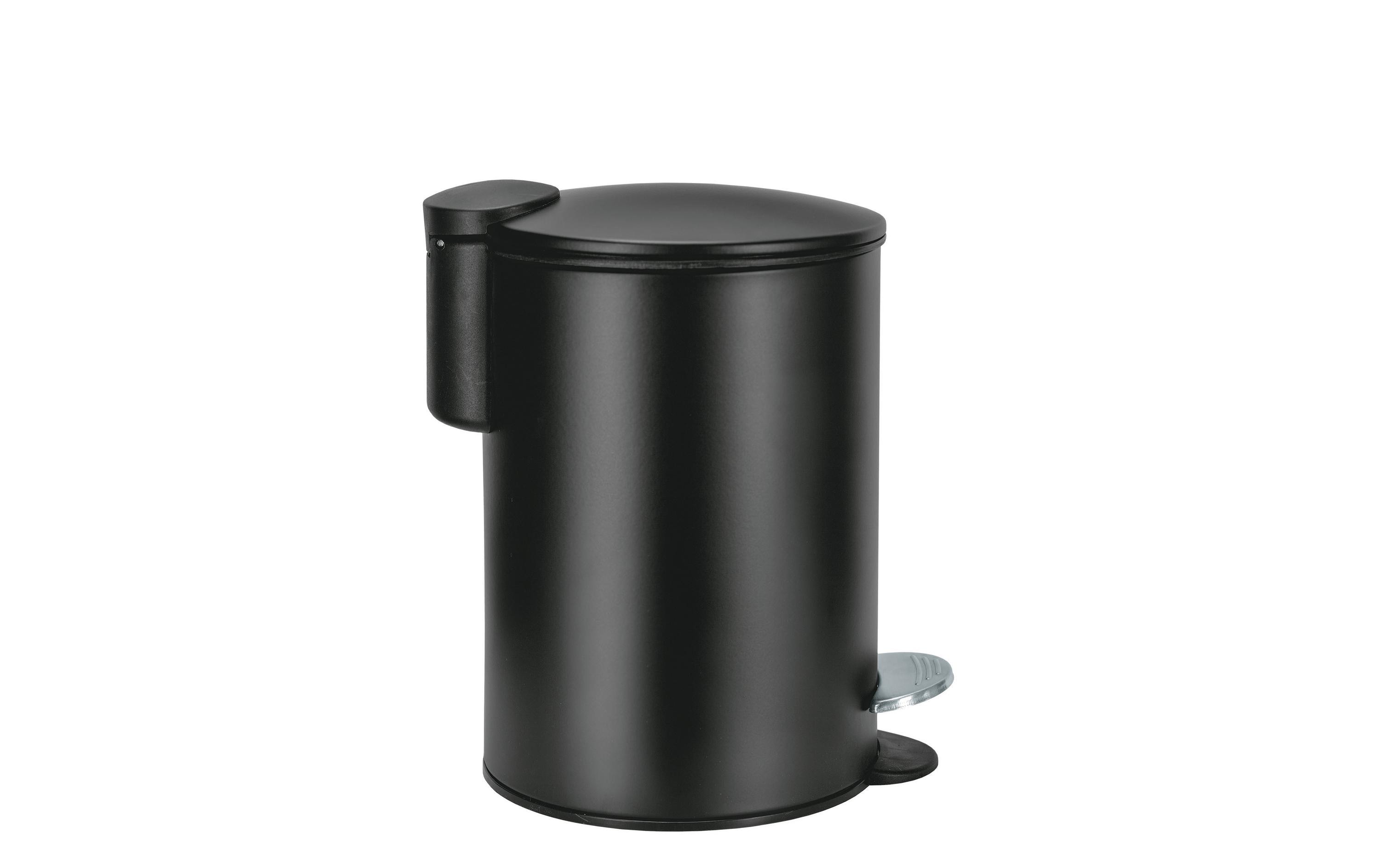 Kleine Wolke Treteimer Silence 3 l, Schwarz