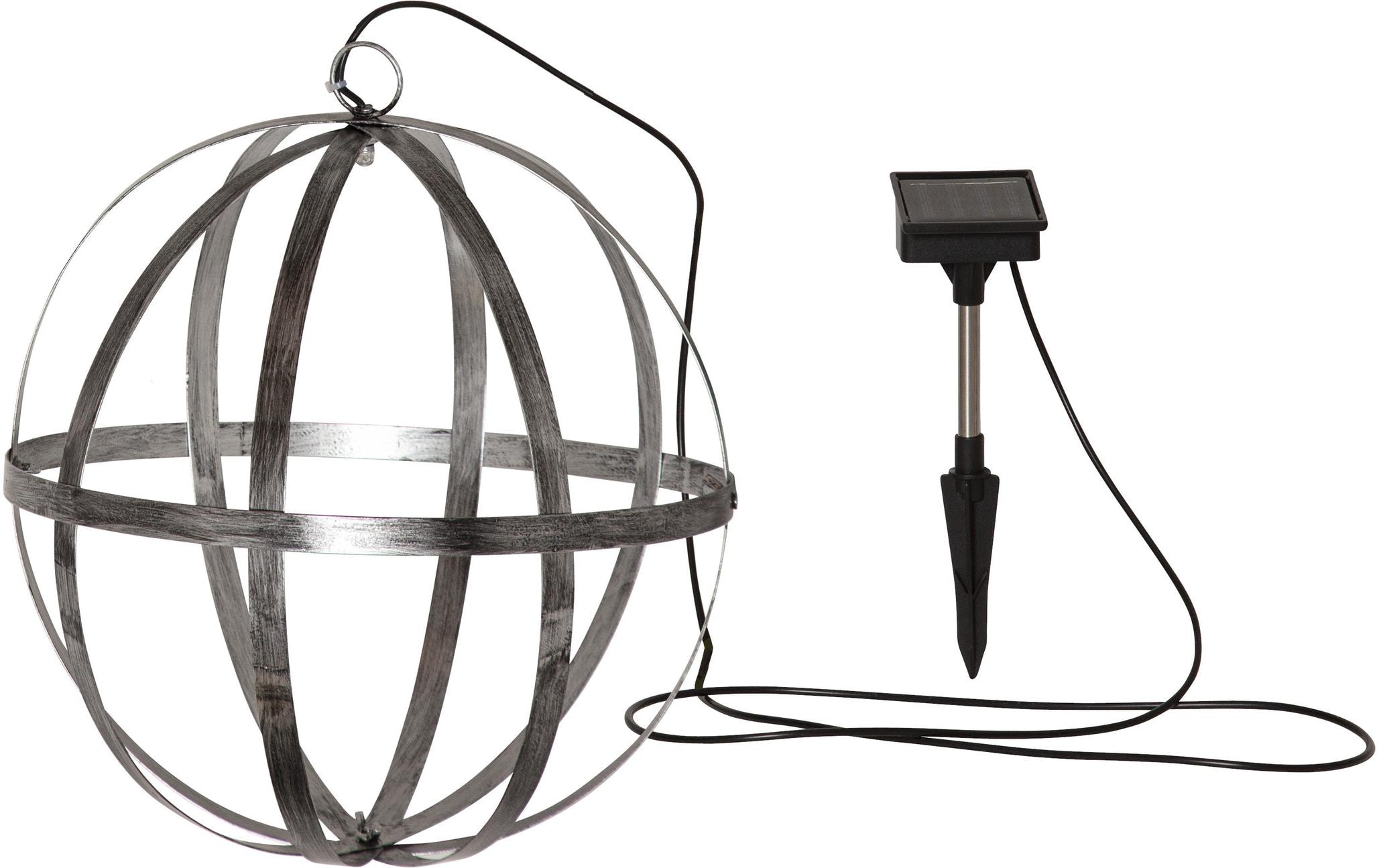 Star Trading Gartenlicht Solar Astri, Ø 30 cm, Silber Star Trading Gartenlicht Solar Astri, Ø 30 cm, Silber