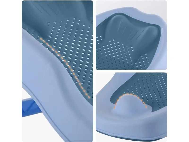 relaxdays Baby-Badestütze, Kunststoff, Blau relaxdays Baby-Badestütze, Kunststoff, Blau