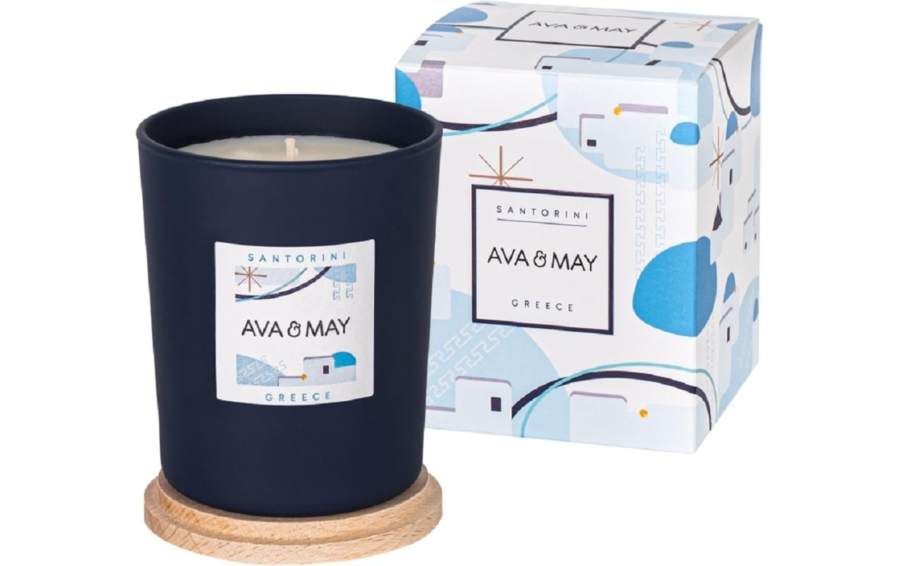 AVA & MAY Duftkerze Santorini 180 g