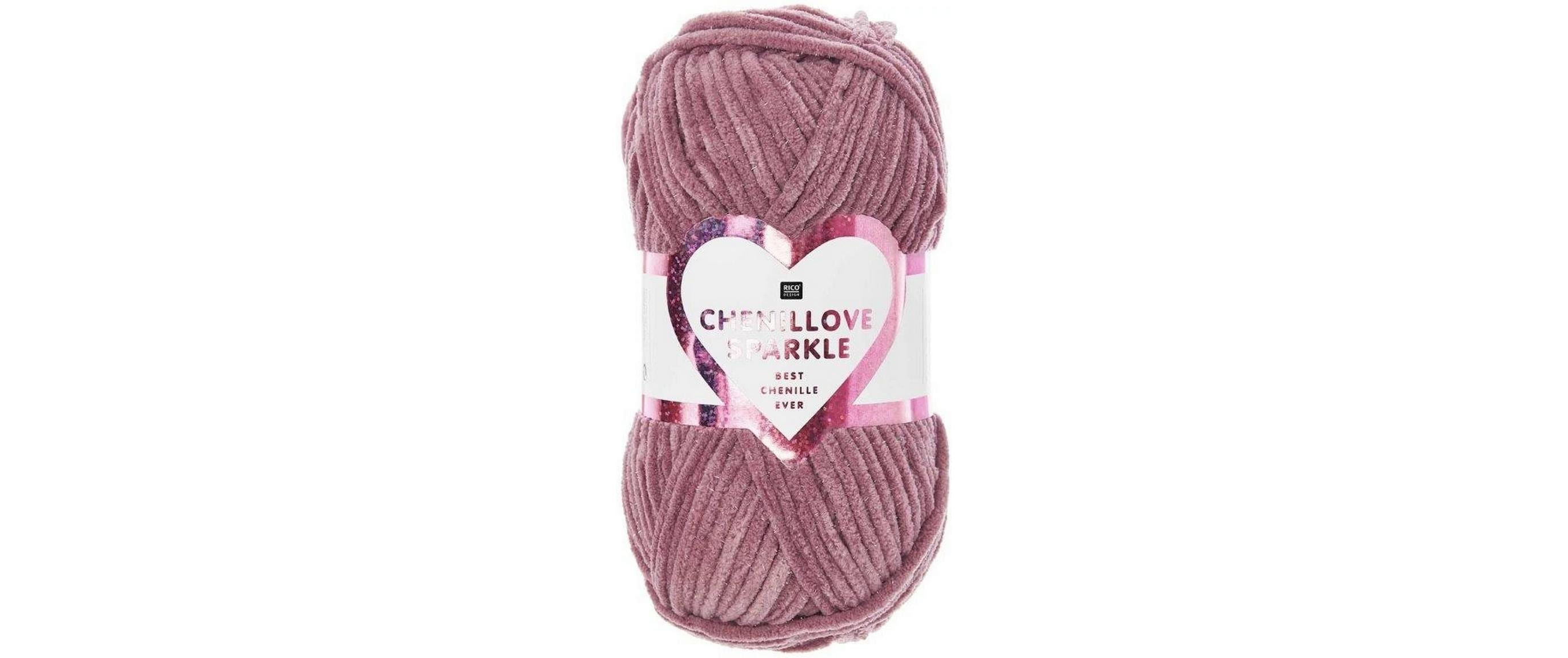 Rico Design Wolle Rico Chenillove Sparkle Beere