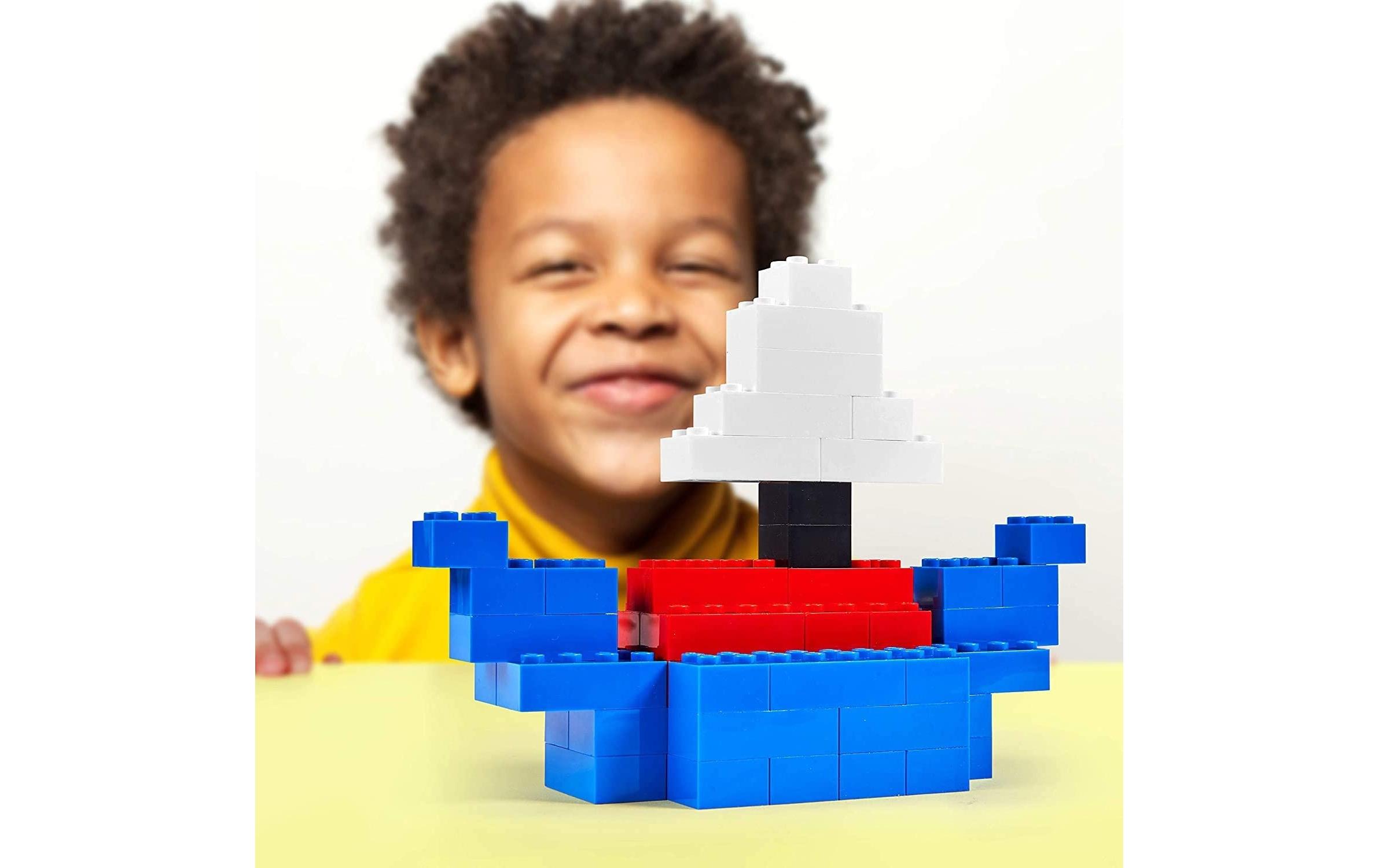 BLOX Bausteine 500 rote 8er Steine lose