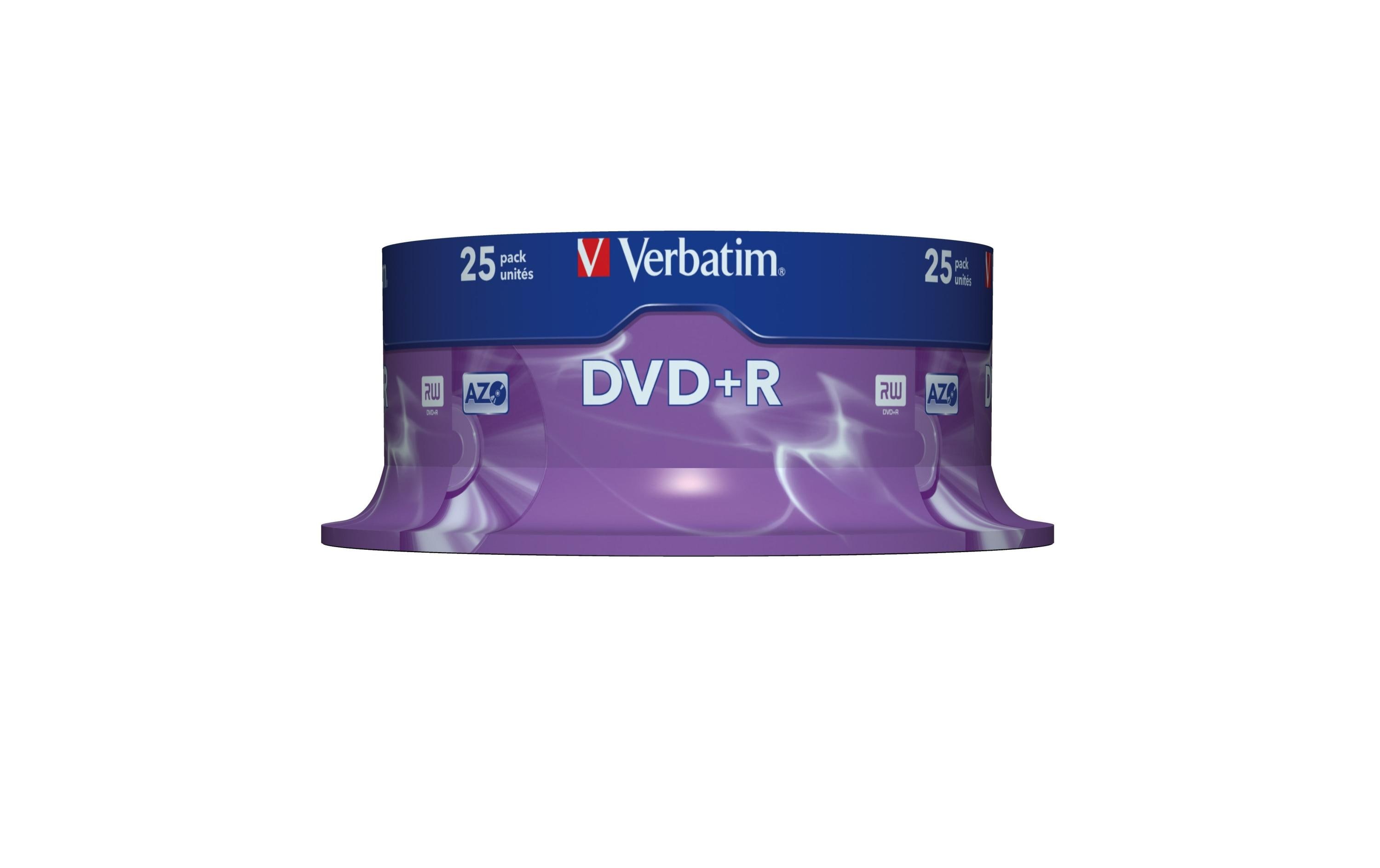 Verbatim DVD+R 4.7 GB, Spindel (25 Stück)