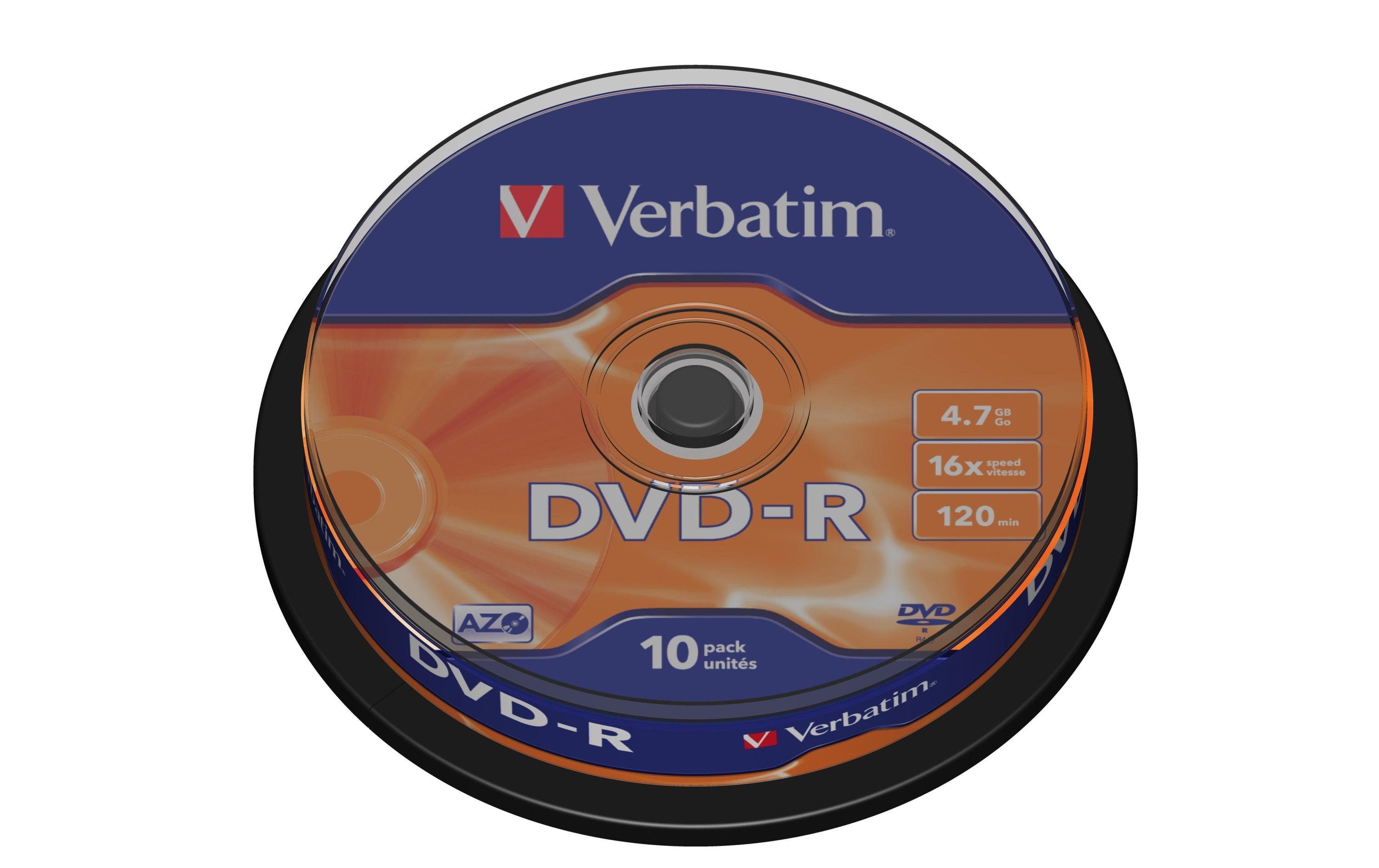 Verbatim DVD-R 4.7 GB, Spindel (10 Stück)