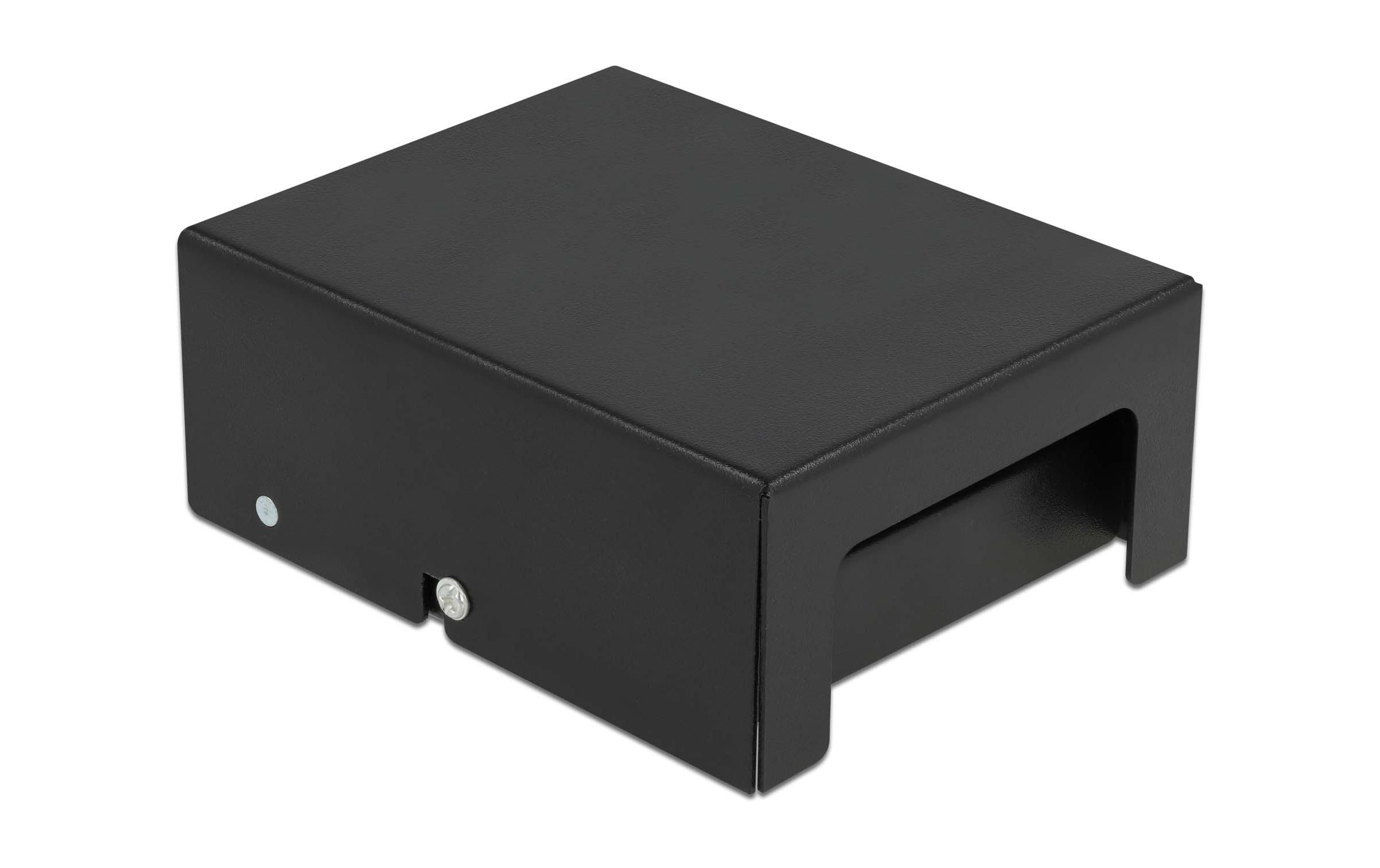 Delock Gehäuse Keystone Patchpanel 4 Port schwarz