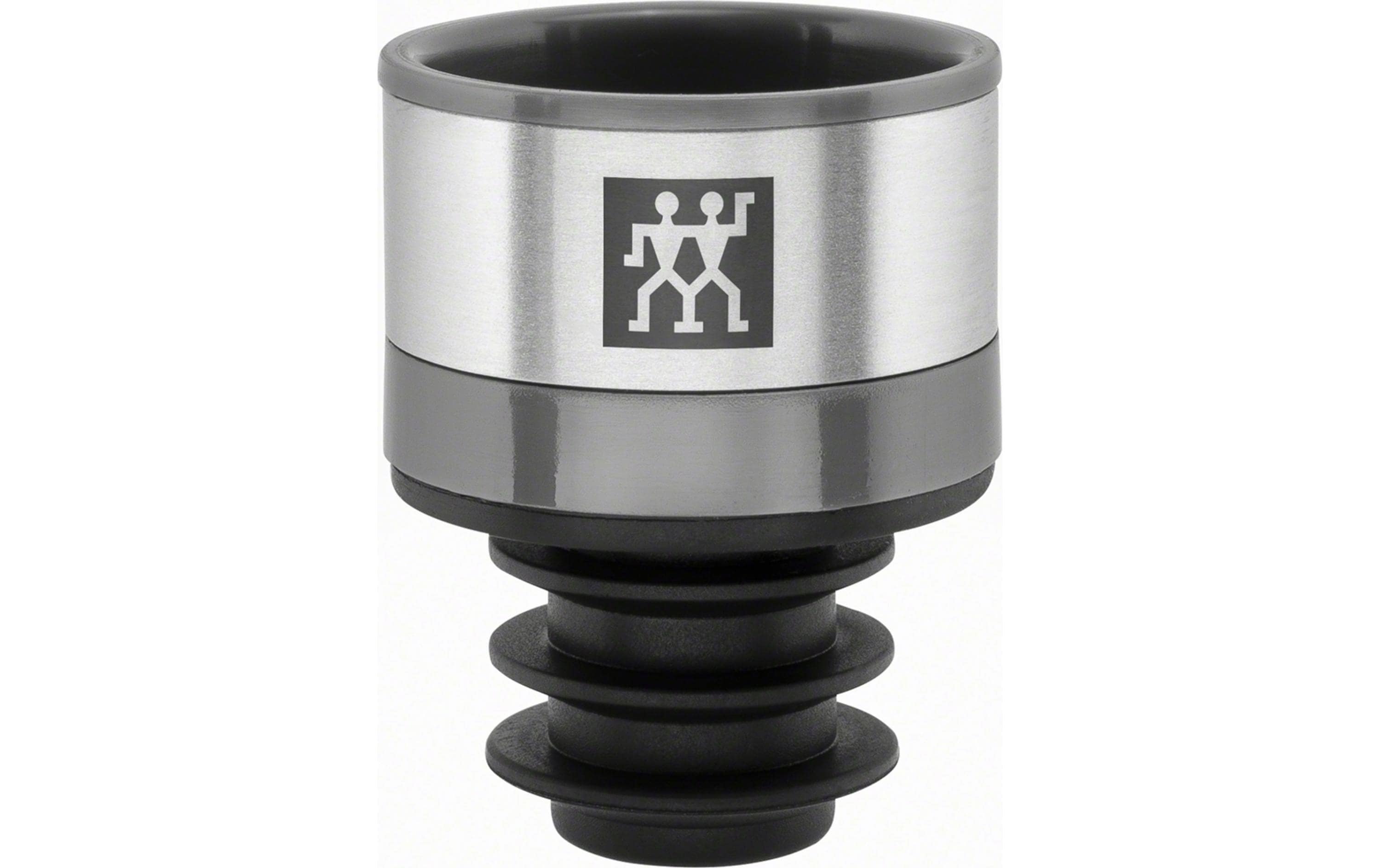 Zwilling Weinflaschenverschluss Vakuum 3-teilig, 3 x 3 x 4 cm, Grau