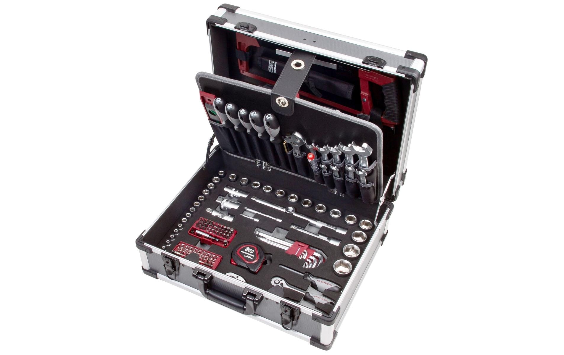 Kraftwerk Werkzeugkoffer B147 BASIC LINE 1/4“ + 1/2“ 158-teilig Kraftwerk Werkzeugkoffer B147 BASIC LINE 1/4“ + 1/2“ 158-teilig