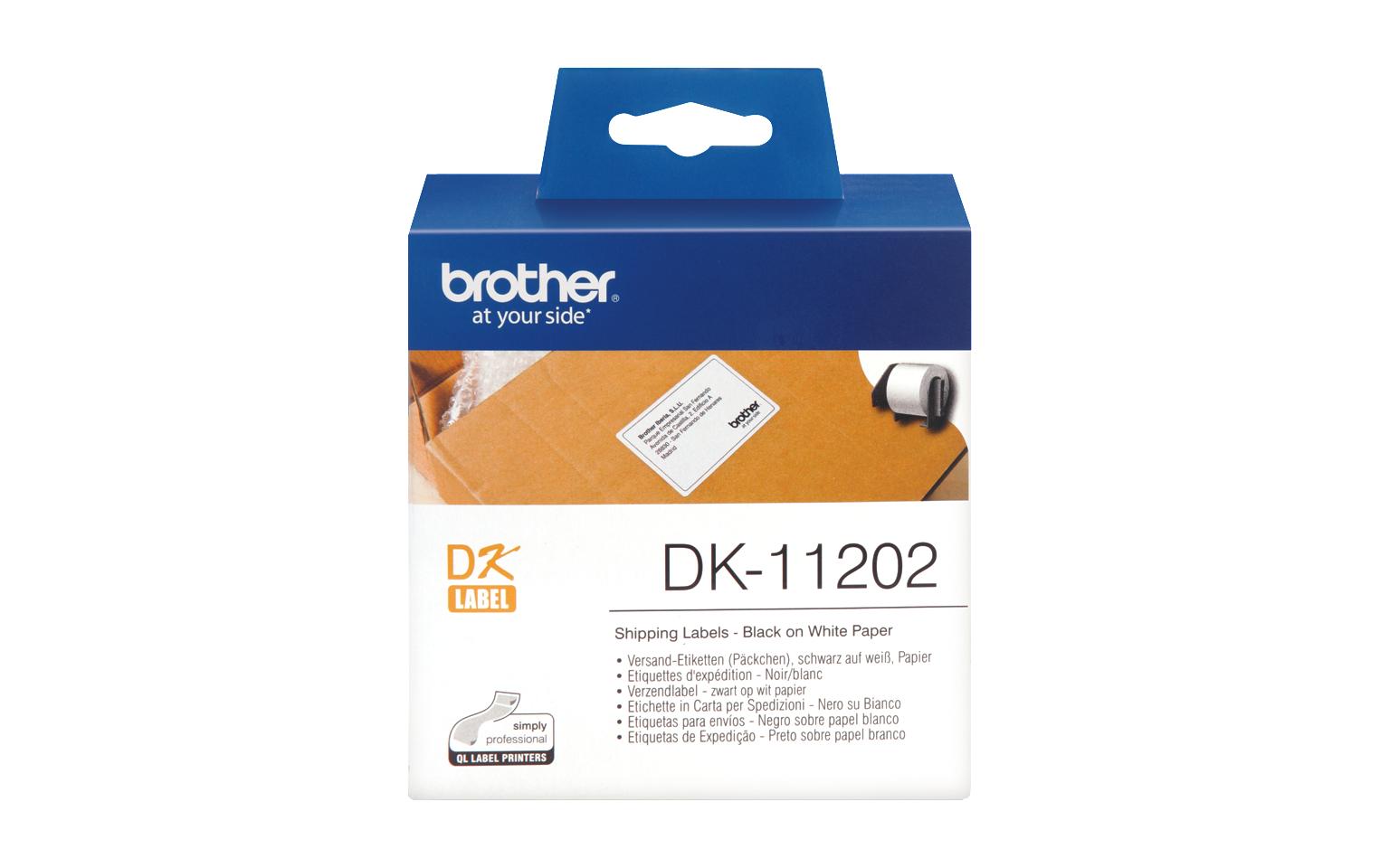 Brother Etikettenrolle DK-11202 Thermo Direct 62 x 100 mm Brother Etikettenrolle DK-11202 Thermo Direct 62 x 100 mm