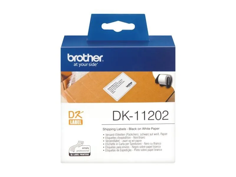 Brother Etikettenrolle DK-11202 Thermo Direct 62 x 100 mm Brother Etikettenrolle DK-11202 Thermo Direct 62 x 100 mm