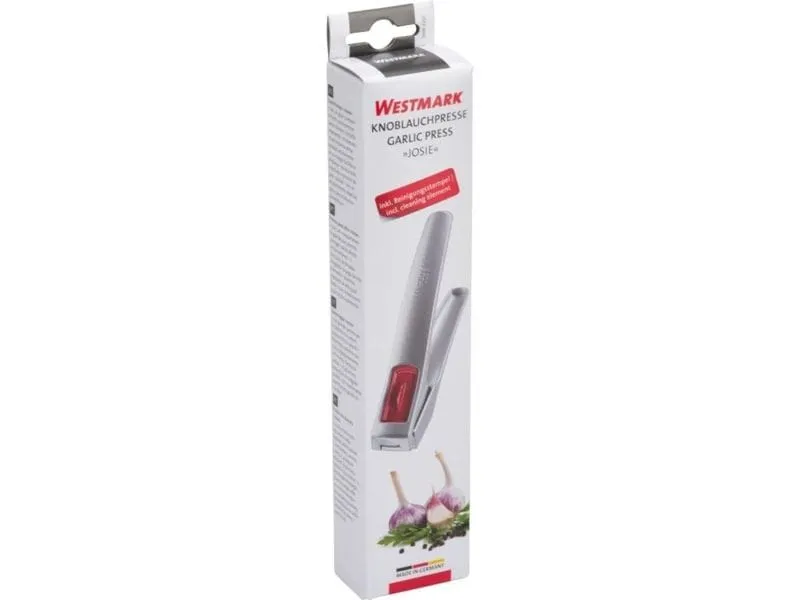 Westmark Knoblauchpresse Josie, 16.2 x 2.8 x 3.3 cm Silber
