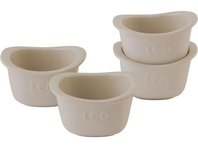 BergHOFF Auflaufform-Set Leo Balance 4 Stk., quadratisch, Beige 0.3 l