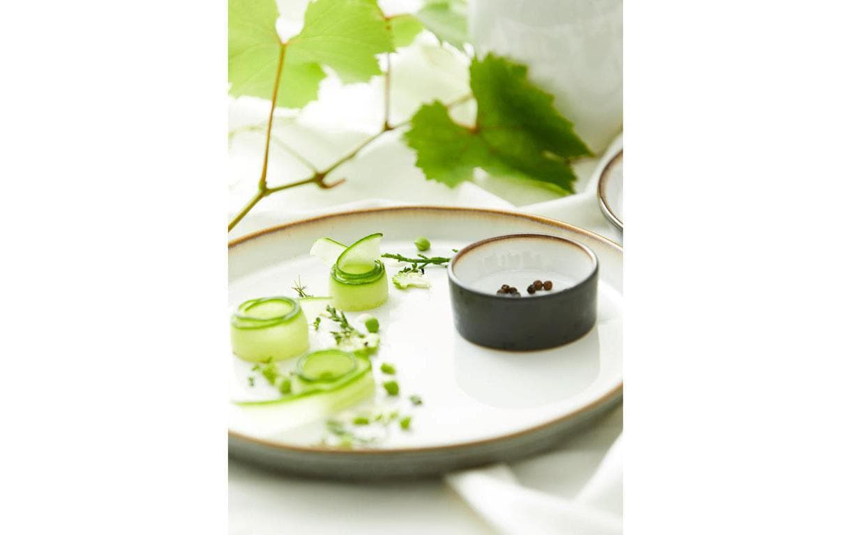 Bitz Speiseteller Ø 27 cm, 6 Stück, Grau/Crème