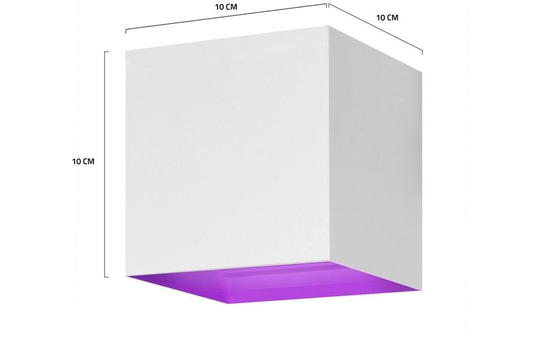 hombli Gartenleuchte Smart Wall Light 2 x 3W, RGB+CCT, Weiss