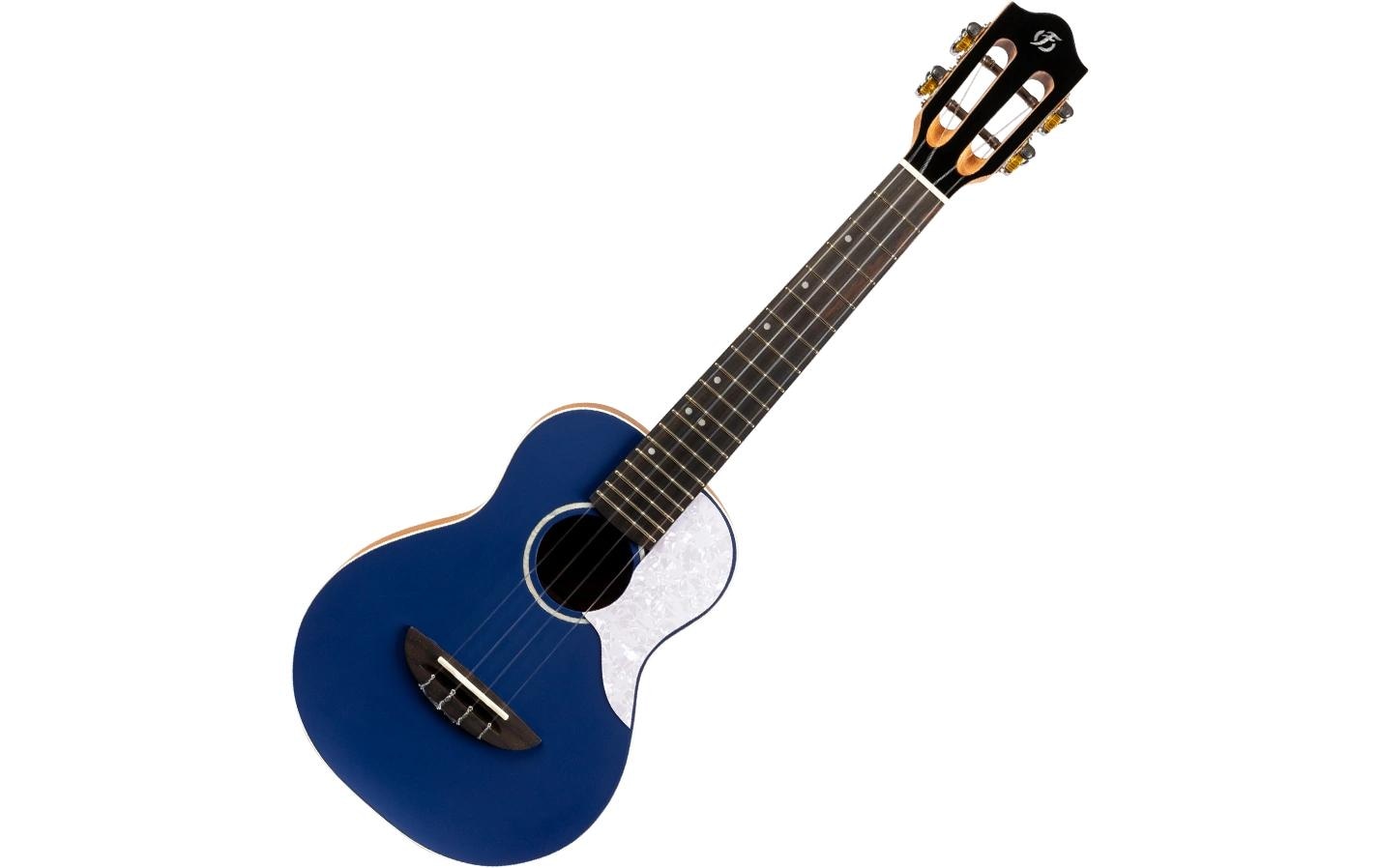 Flight Ukulele Concert – Solid Spruce – Blau