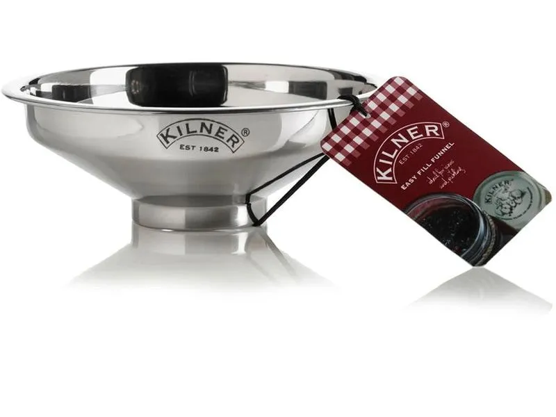 Kilner Big Mouth Konfitüren-Trichter, 12 cm Silber Kilner Big Mouth Konfitüren-Trichter, 12 cm Silber