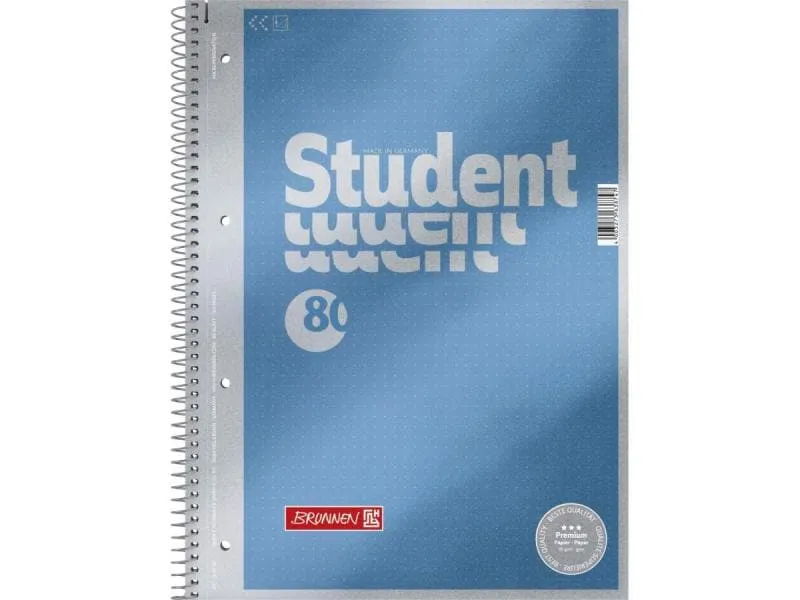 Brunnen Collegeblock Premium Student A4, Dot, 80 Blatt Brunnen Collegeblock Premium Student A4, Dot, 80 Blatt