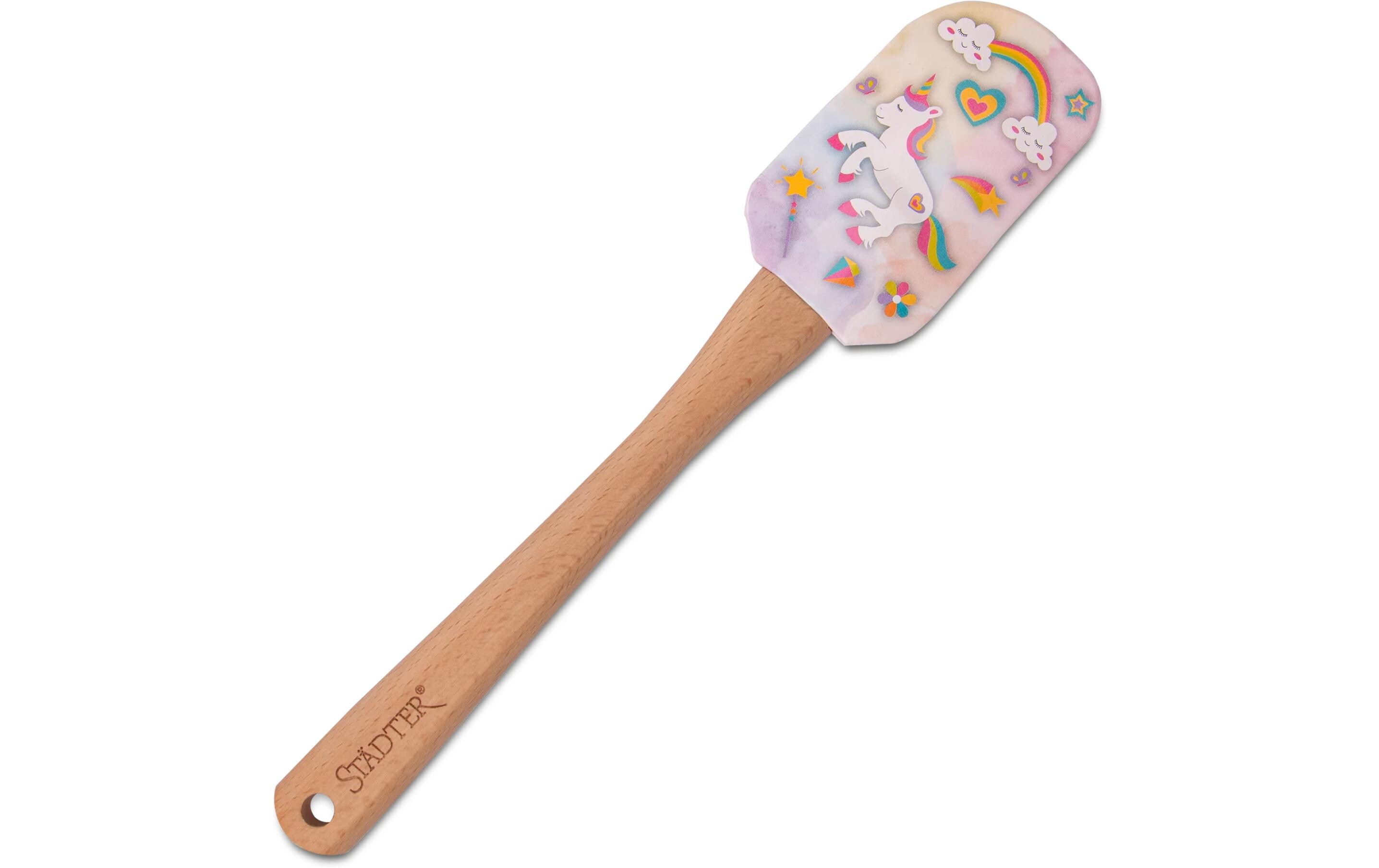 Städter Teigschaber Einhorn Mehrfarbig, 25 cm